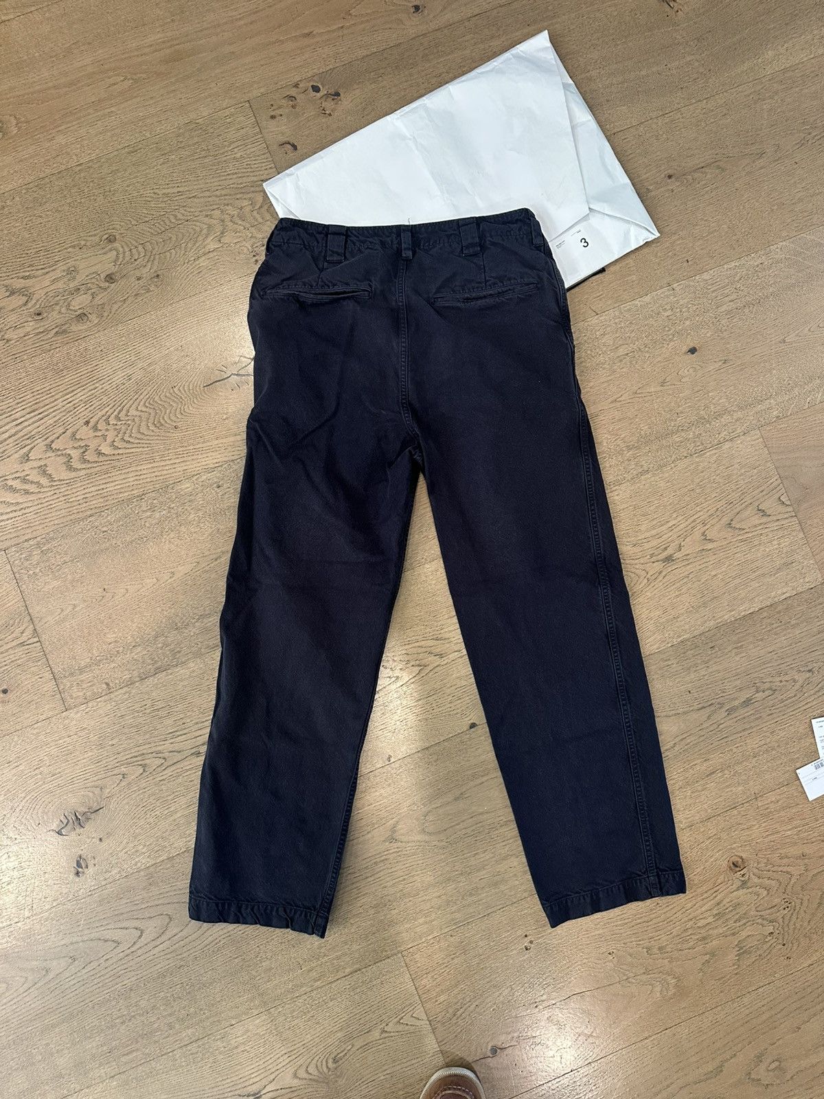 Visvim Visvim Wide Chino Pants Navy 3 Size US 34 / EU 50 - 5 Thumbnail