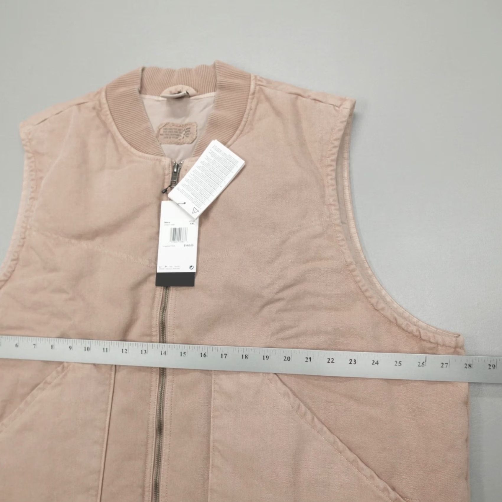Nike Nike Life Padded Work Vest Men’s 2XL Beige Full Zip FZ6577-200 Size US XXL / EU 58 / 5 - 6 Thumbnail