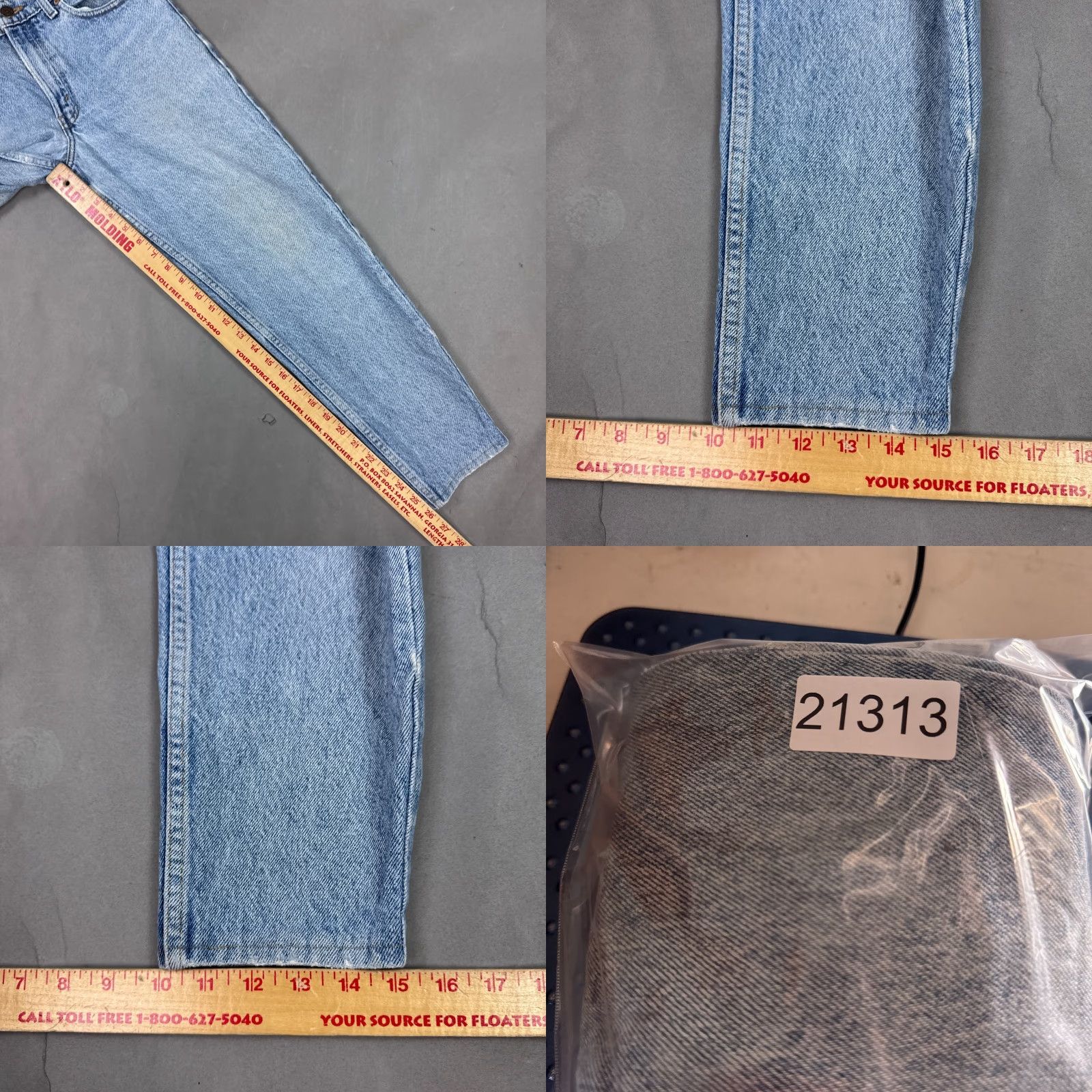 Levi's VINTAGE Levi's 550 Jeans Men 28x26 Blue Made USA Light 90s Relaxed Denim Tapered 5-Pocket Womens? Size US 28 / EU 44 - 10 Thumbnail