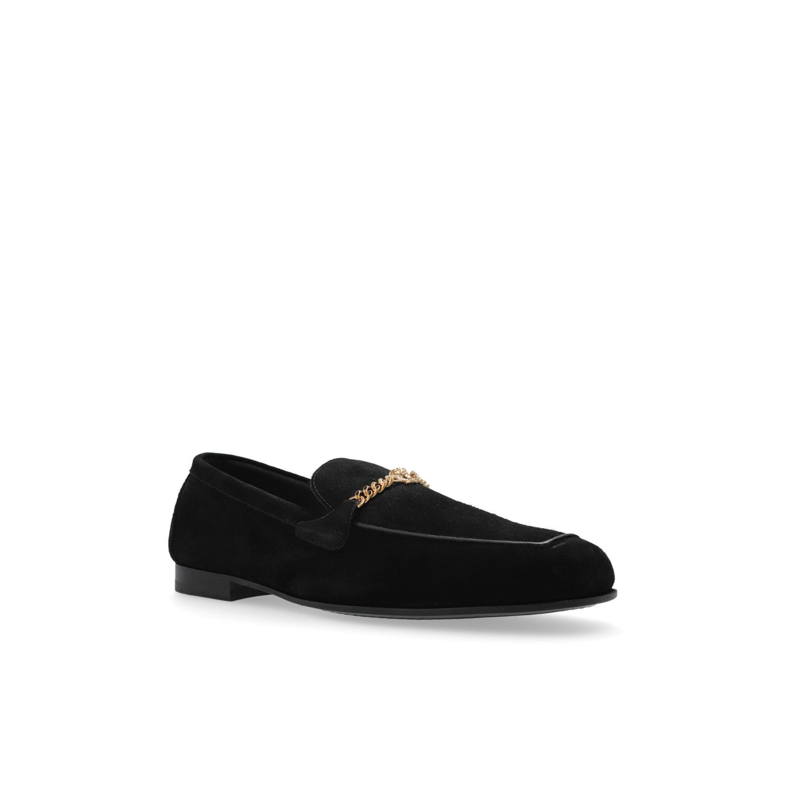 Versace VERSACE Black Suede Shoes Type 'Loafers' New And Authentic ( Size US 12 / EU 45 - 2 Thumbnail