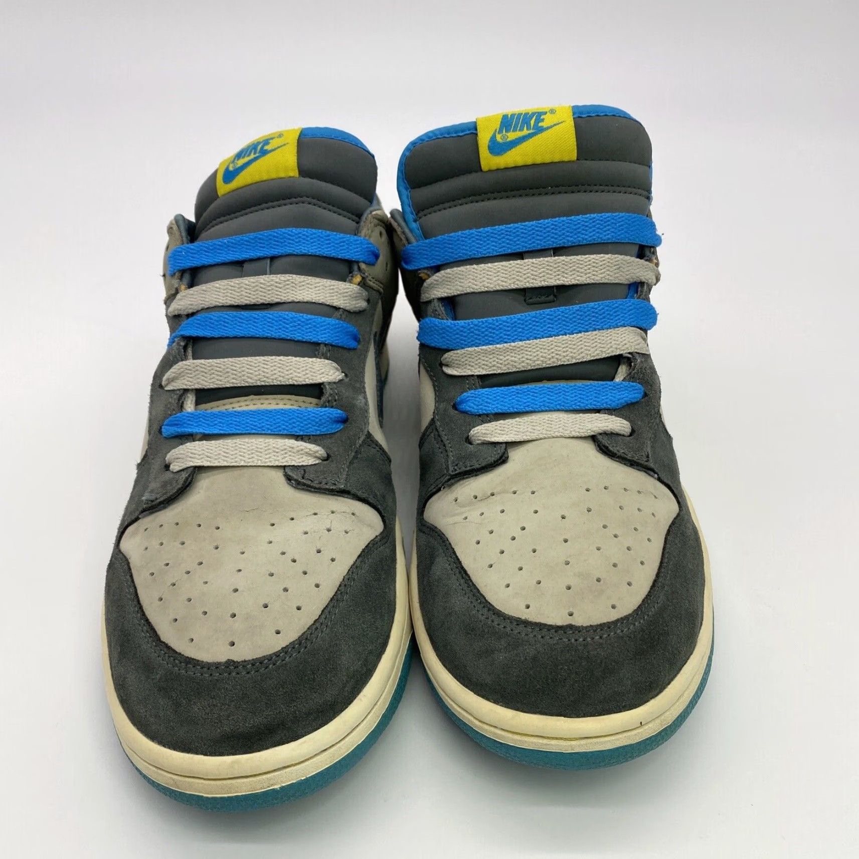 Nike VINTAGE 2008 NIKE DUNK LOW NYX VIVID BLUE/GRAY MENS SIZE 13 SNEAKER 90s SKATE Size US 13 / EU 46 - 3 Thumbnail