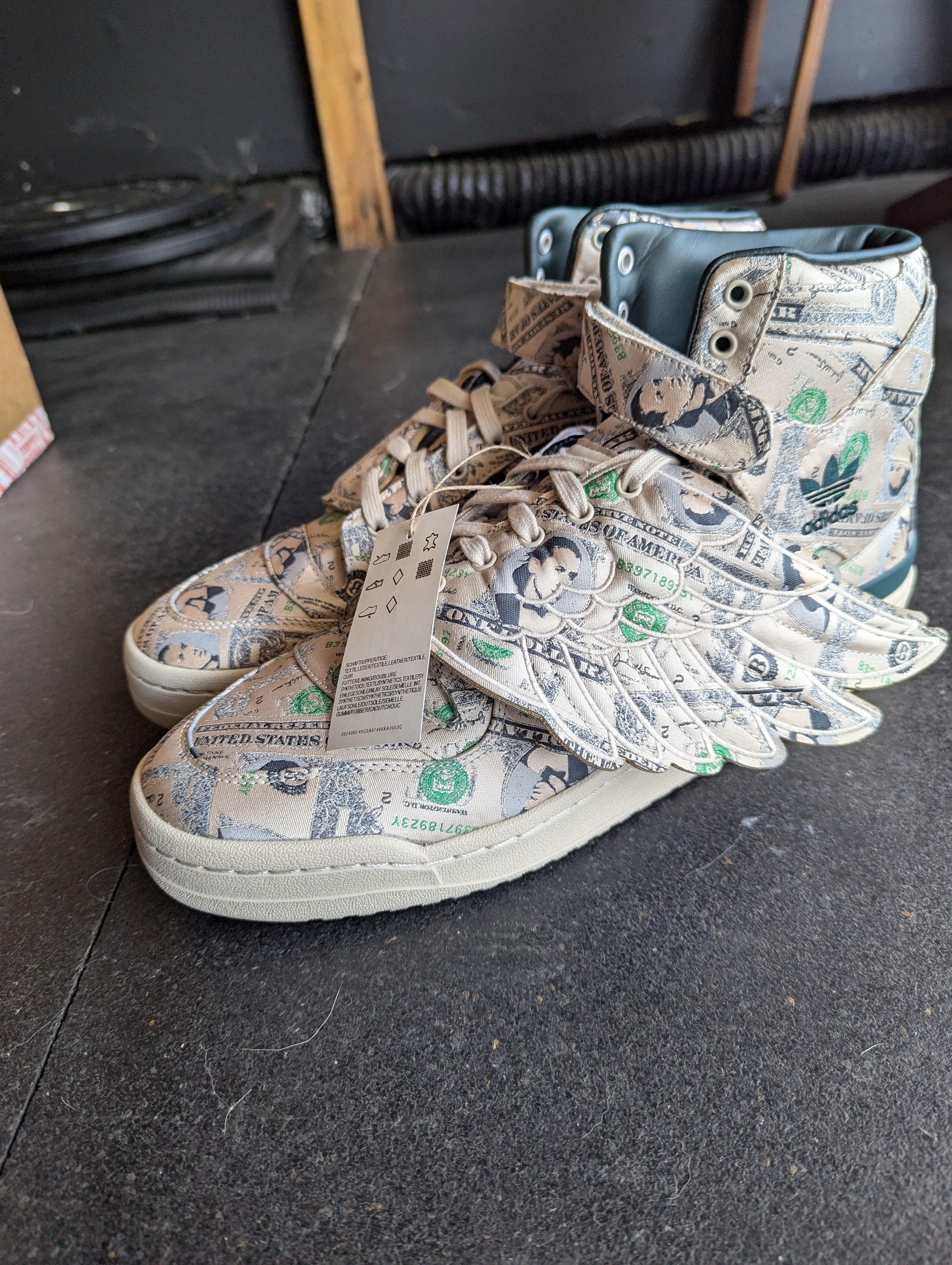 Adidas Jeremy Scott adidas Forum Wing 1.0 Jeremy Scott Money Grailed