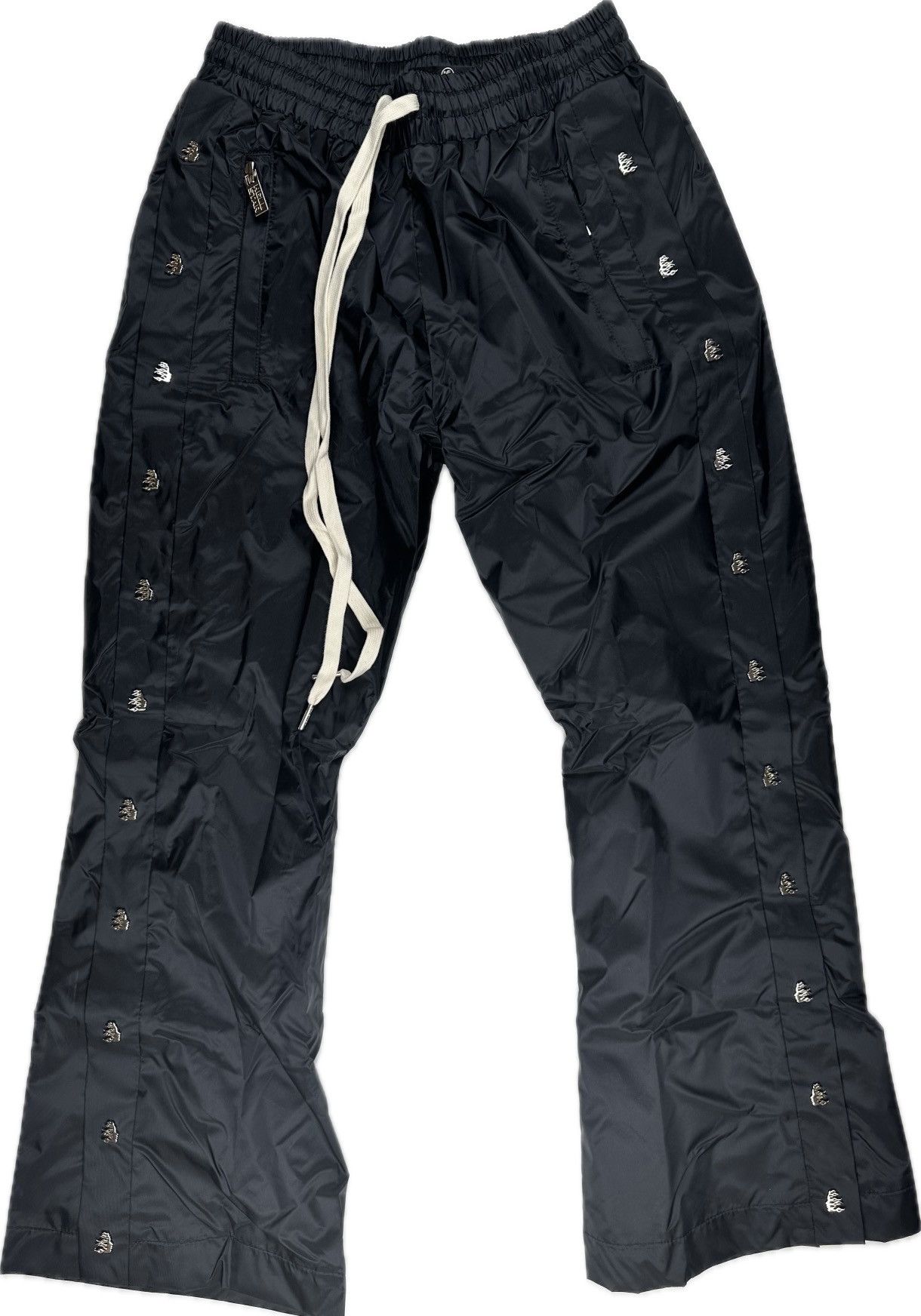 image of Hellstar Waxed Nylon Pants in Black, Men's (Size 30)