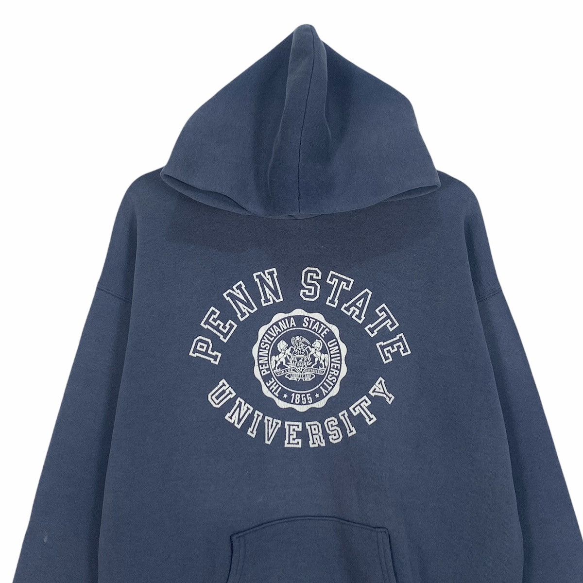 Fruit Of The Loom × Vintage Vintage 90s Pennsylvania State University Hoodie Size L / US 10 / IT 46 - 2 Thumbnail
