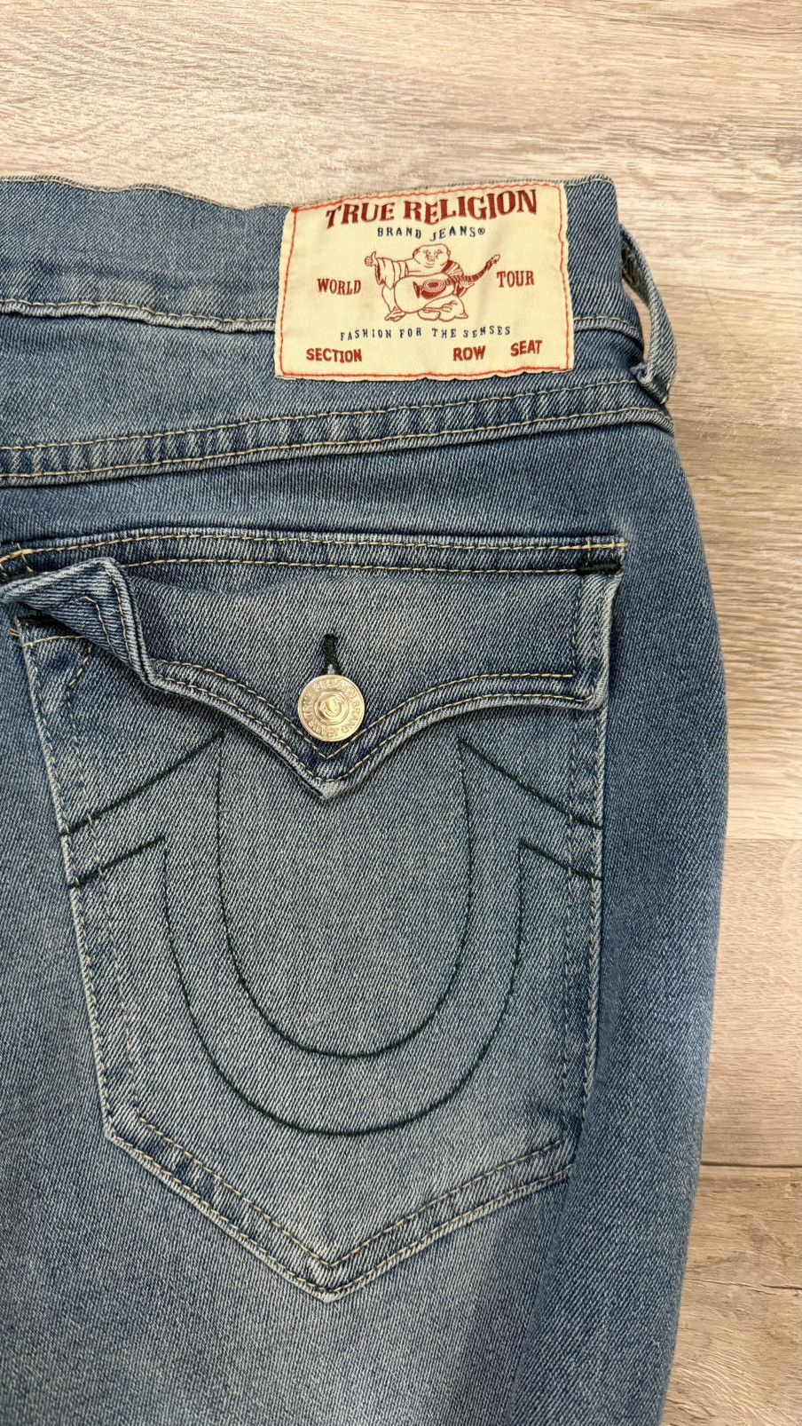 True Religion Custom Burberry Scarf Straight True Religion Jeans Size US 34 / EU 50 - 6 Thumbnail