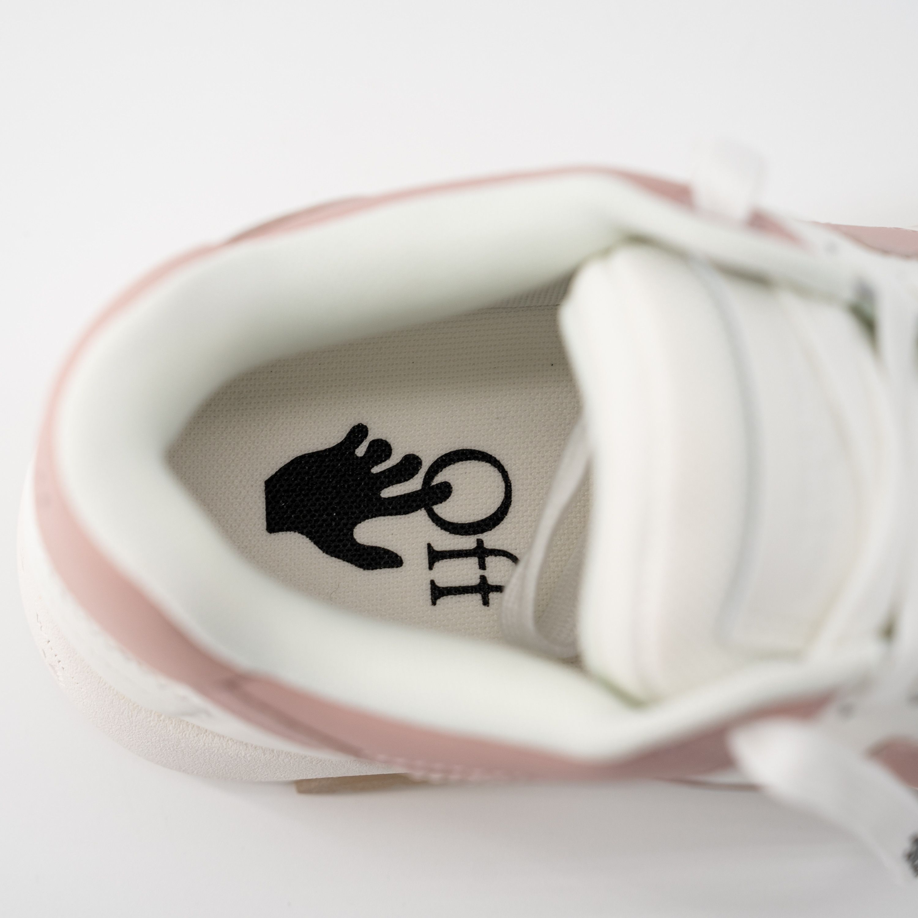 Off-White 10us 40eu Off-White Out Of Office White Pink Leather Sneaker Size US 10 / IT 40 - 8 Thumbnail