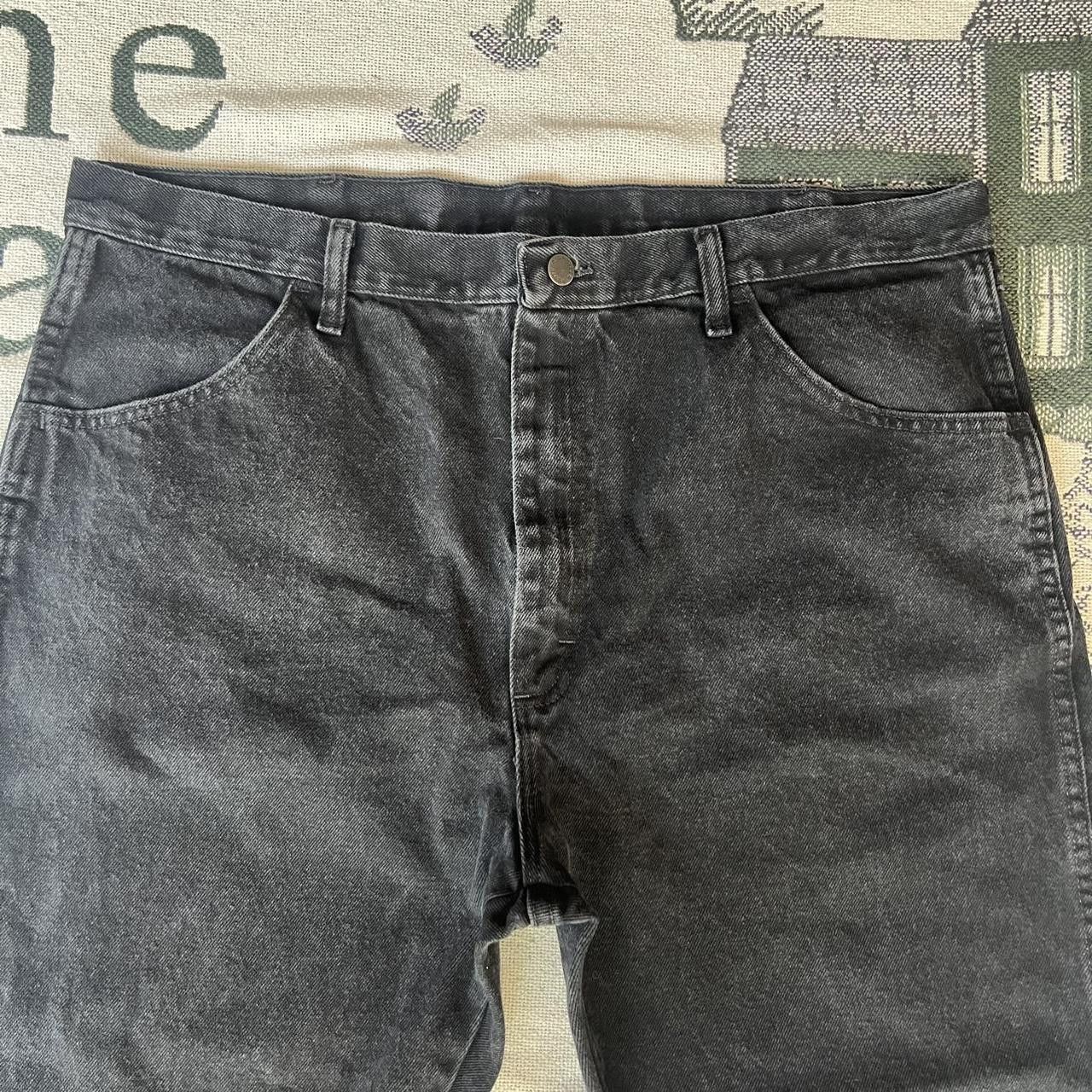 Japanese Brand × Vintage Vintage Y2K/2000s Grunge Essential Black Denim Jeans! Size US 40 / EU 56 - 5 Thumbnail