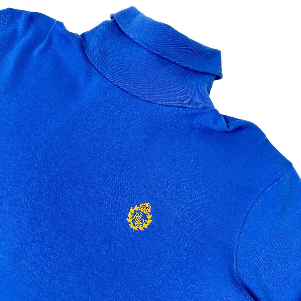 Lauren Ralph Lauren × Ralph Lauren × Vintage Vintage 00s Lauren Ralph Lauren Royal Blue Turtleneck Size L / US 10 / IT 46 - 2 Thumbnail