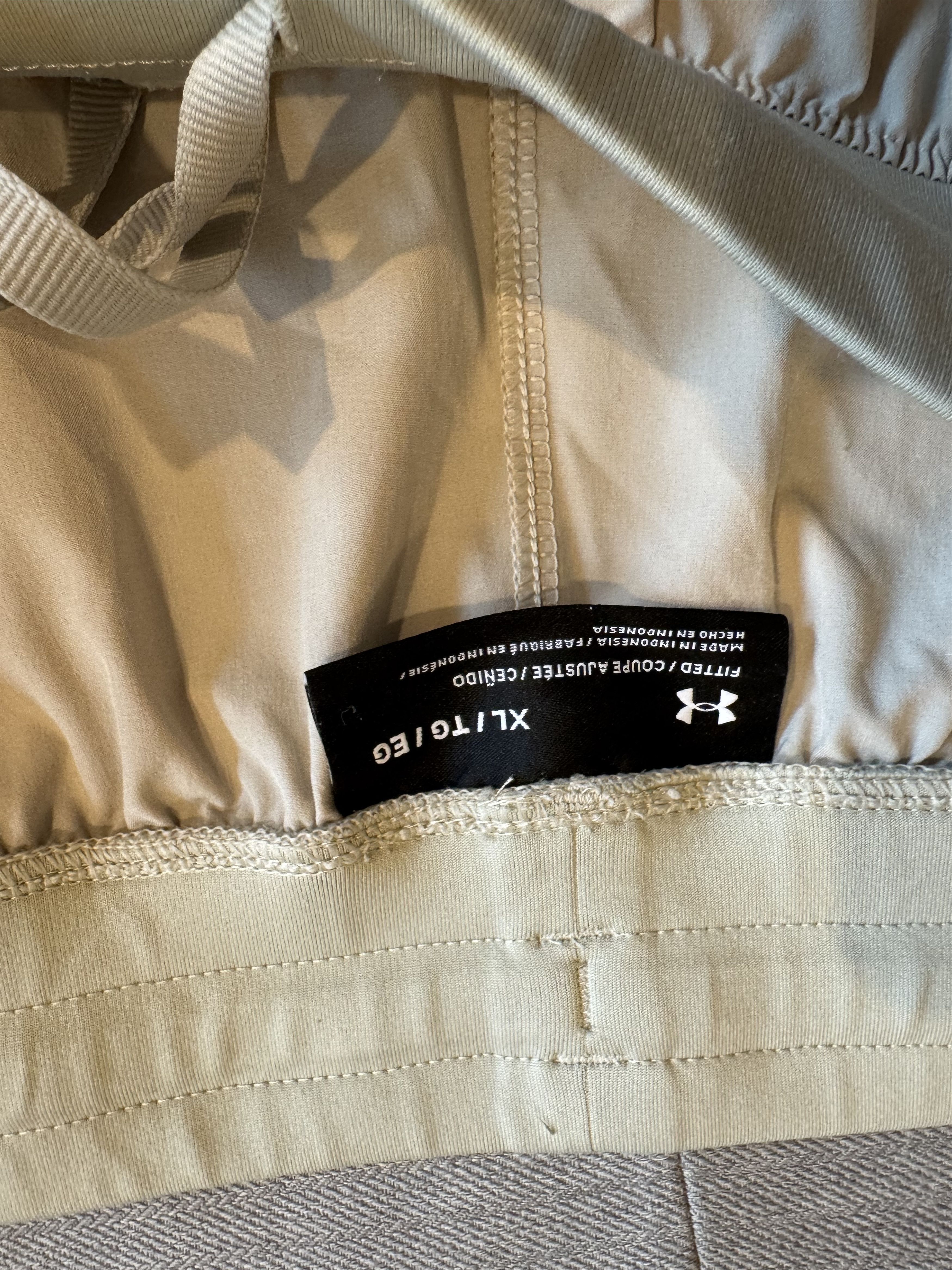 Under Armour Under Armour Light Brown XL Workout Pants Size US 35 - 2 Thumbnail