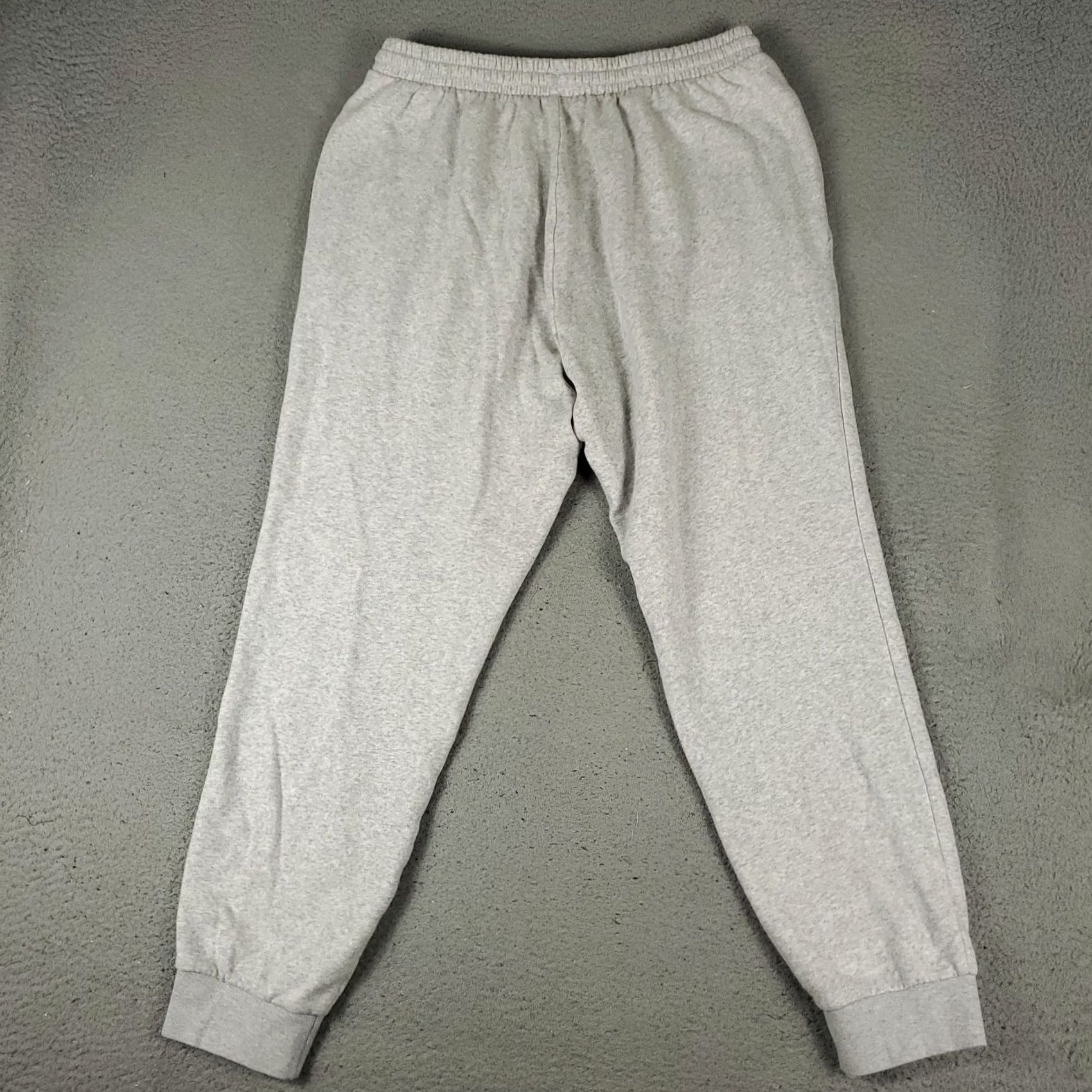 Adidas Adidas Mens Pants XL Light Gray Joggers Sweatpants Track Size US 36 / EU 52 - 7 Thumbnail