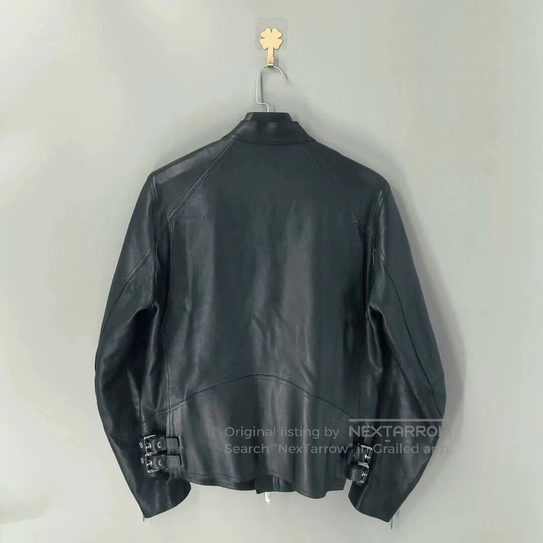 Dior dior homme leather biker jacket size 50. Size US L / EU 52-54 / 3 - 2 Thumbnail