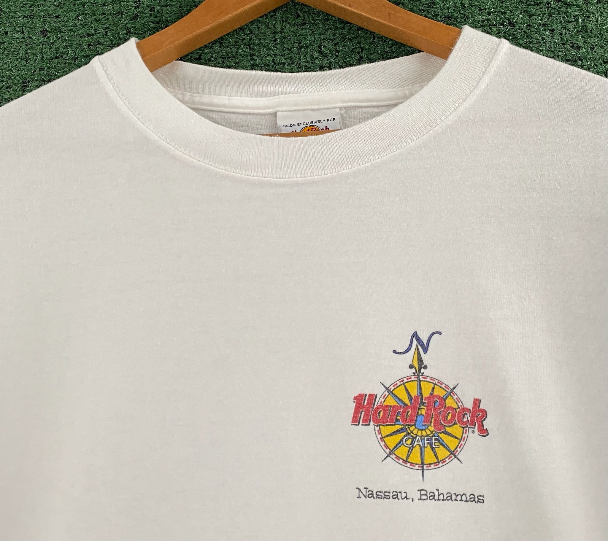 Hard Rock Cafe 90’s Hard Rock Cafe Nassau Bahamas Heavy T-Shirt Large Size US L / EU 52-54 / 3 - 3 Thumbnail