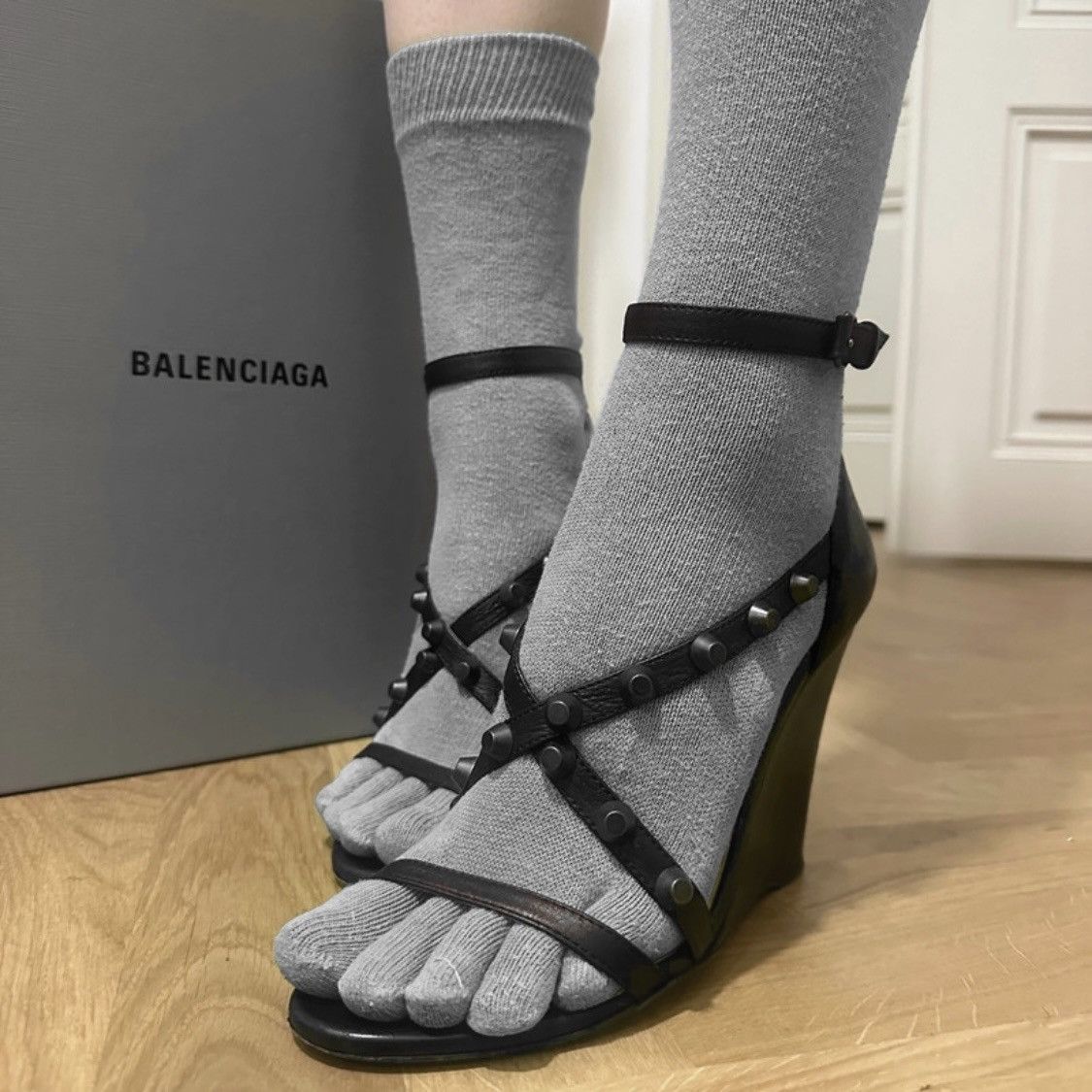 Balenciaga BALENCIAGA Le Cargole high heel sandals Size US 8.5 / IT 38.5 - 1 Thumbnail