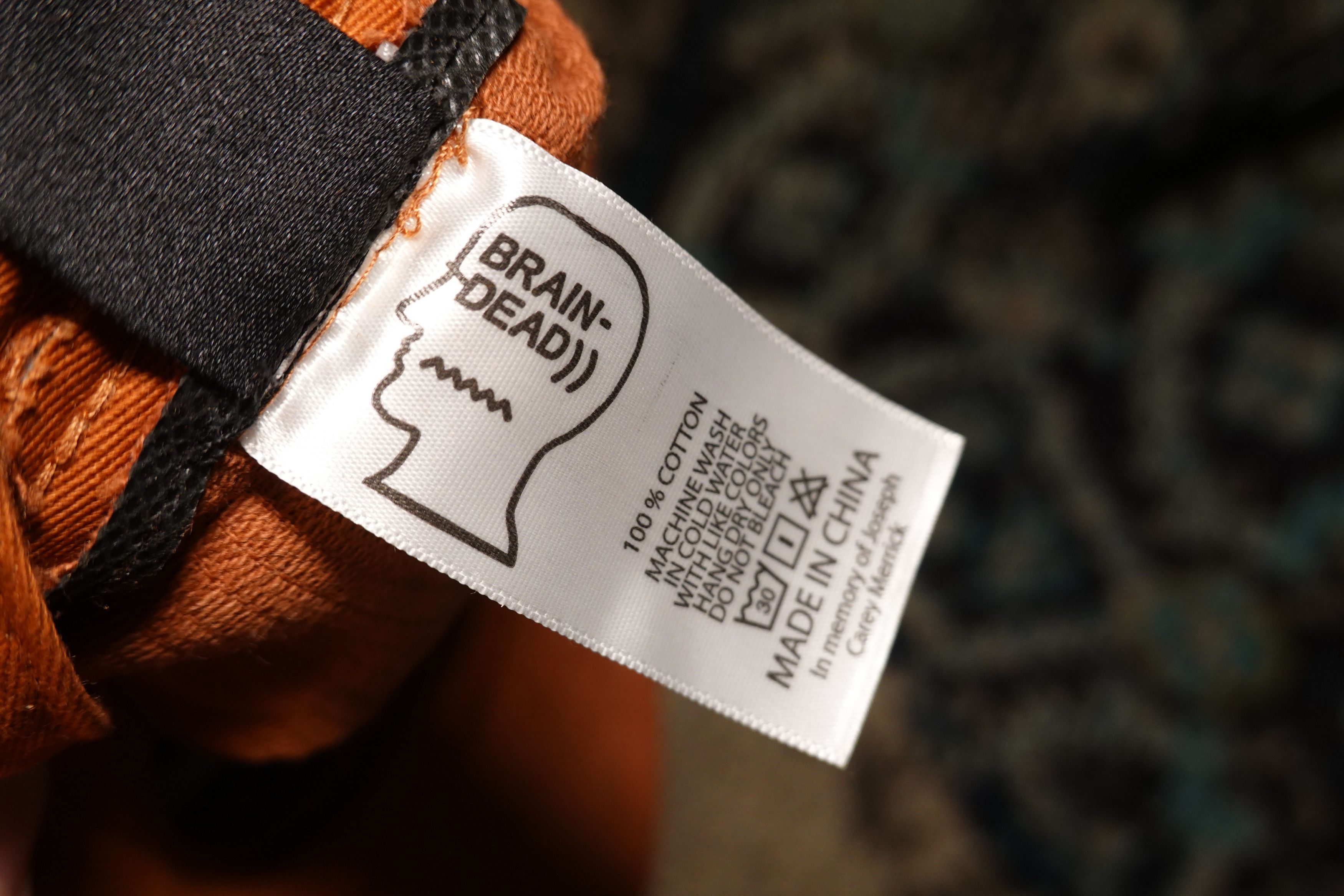 Brain Dead Mushroom Logo Hat Size ONE SIZE - 5 Thumbnail
