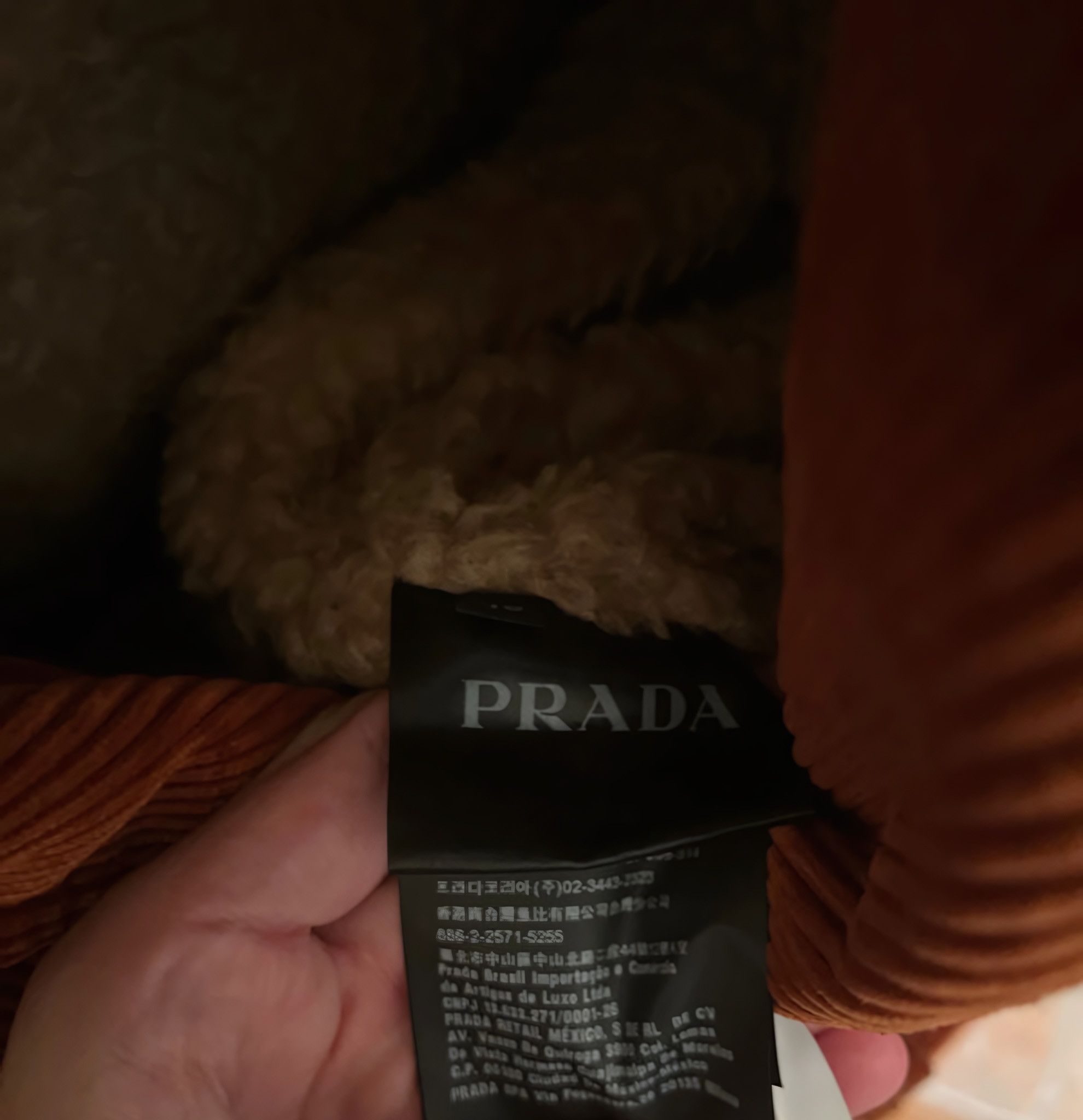 Prada A/W 2017 RUNWAY SHEEP FUR SHEARLING CORDUROY TRENCH COAT Size US M / EU 48-50 / 2 - 8 Thumbnail
