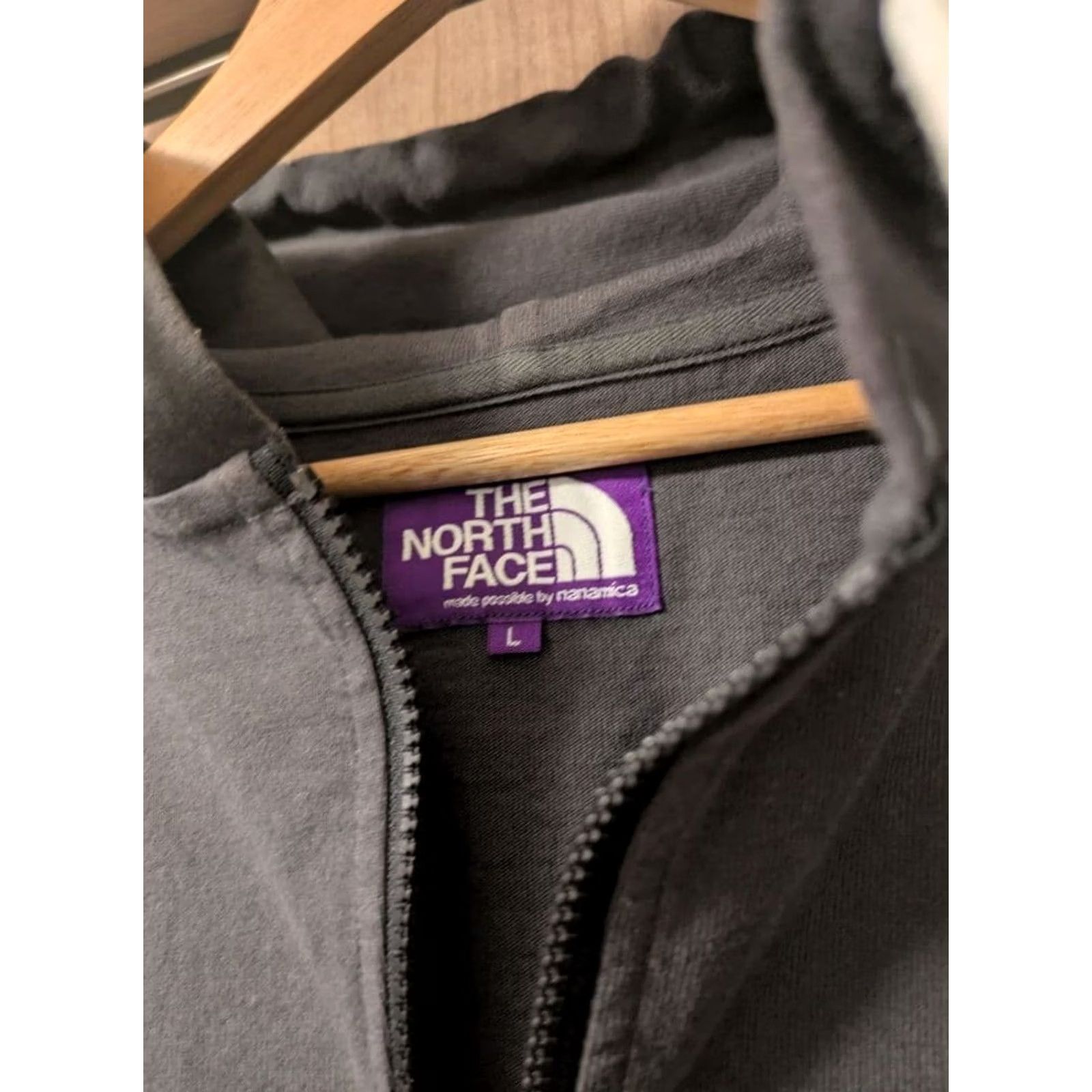 The North Face Purple Label THE NORTH FACE PURPLE LABEL Hooded Parka Field Jersey 9.5oz Xotton Size L Gray Size US L / EU 52-54 / 3 - 3 Thumbnail