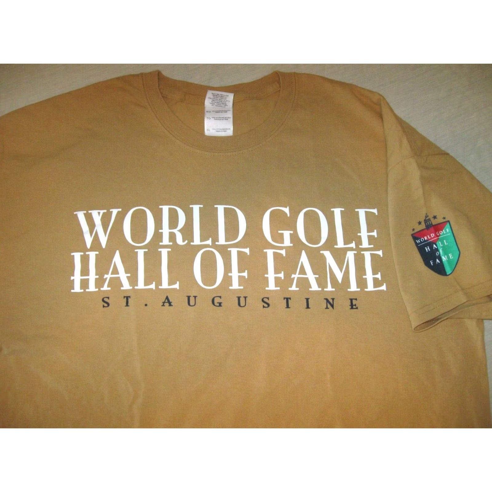 Gildan World Golf HALL of FAME St. Augustine Florida PGA TOUR Golfing t shirt Men's XL Size US XL / EU 56 / 4 - 2 Thumbnail