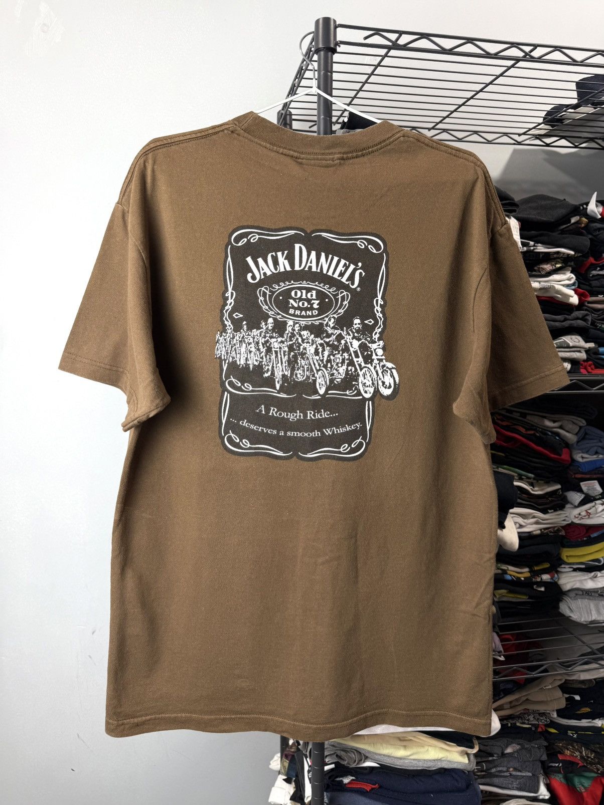 Vintage Vintage Jack Daniels Harley Bikers Whiskey T Shirt Beer Size US L / EU 52-54 / 3 - 1 Thumbnail