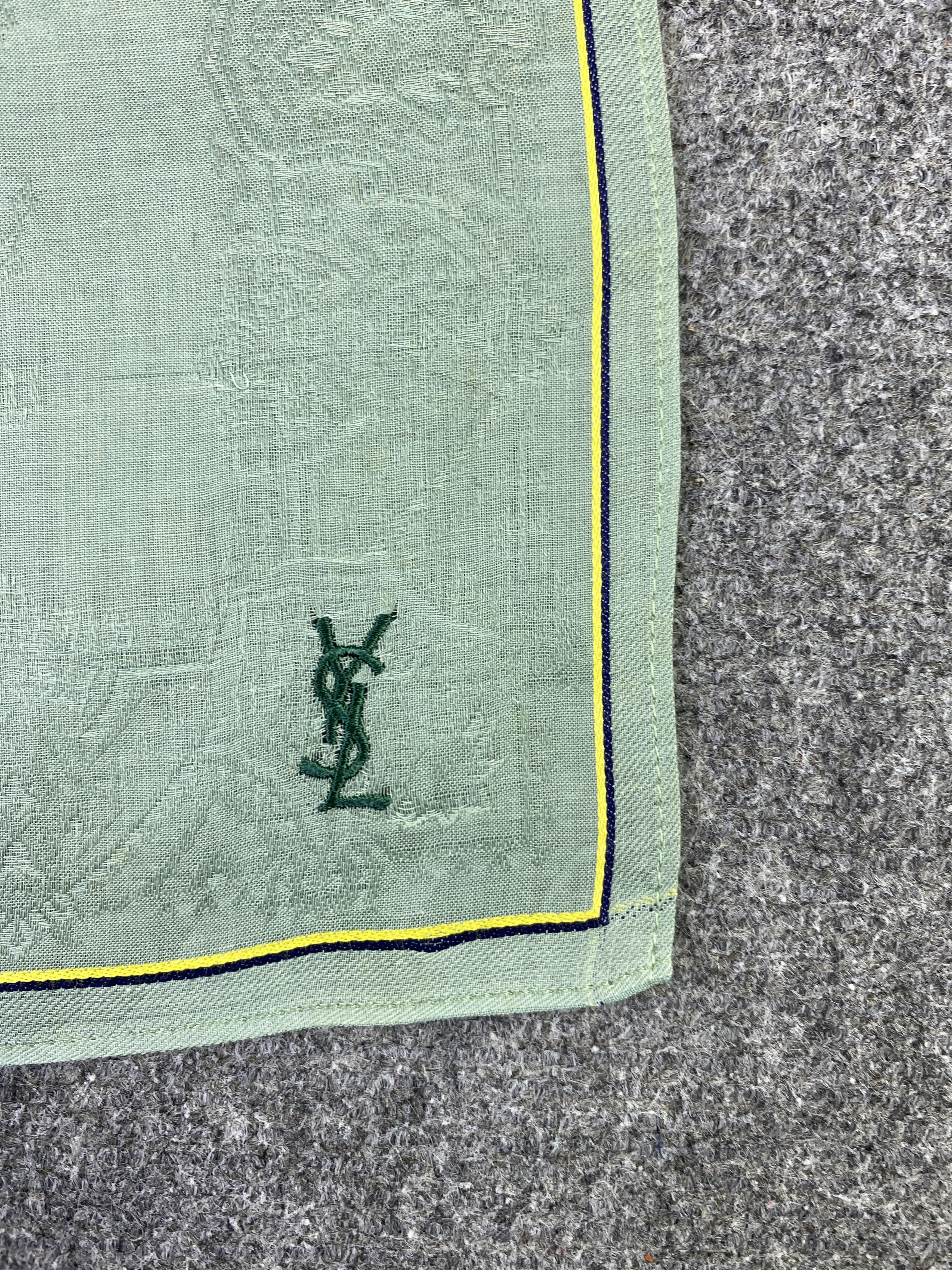 Yves Saint Laurent Yves Saint Laurent Handkerchief / Neckerchief KT0173 Size ONE SIZE - 5 Thumbnail