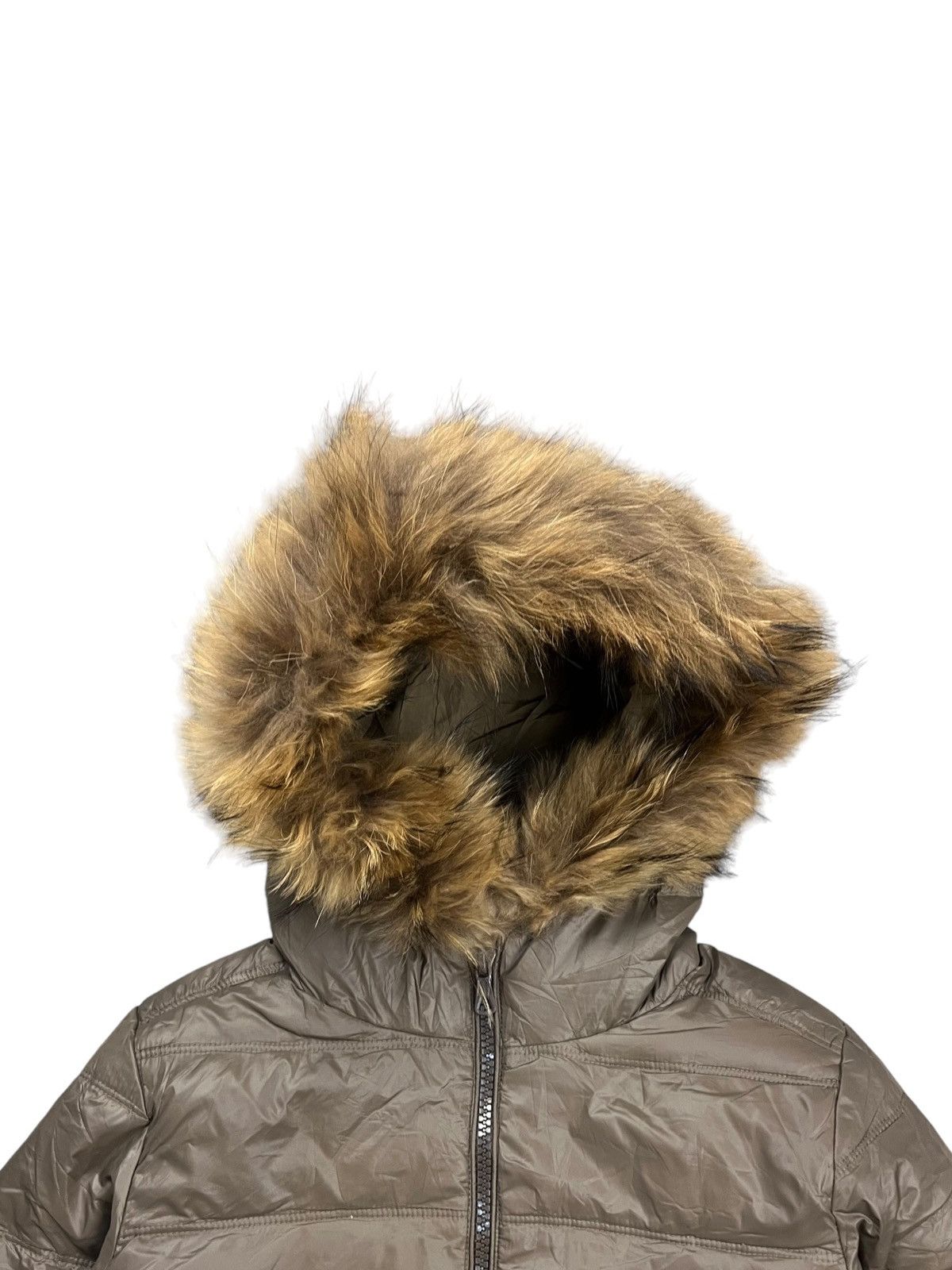 Japanese Brand RELISTING 2000s GOA - Fur Hoodie Puffer Jacket Size US M / EU 48-50 / 2 - 5 Thumbnail