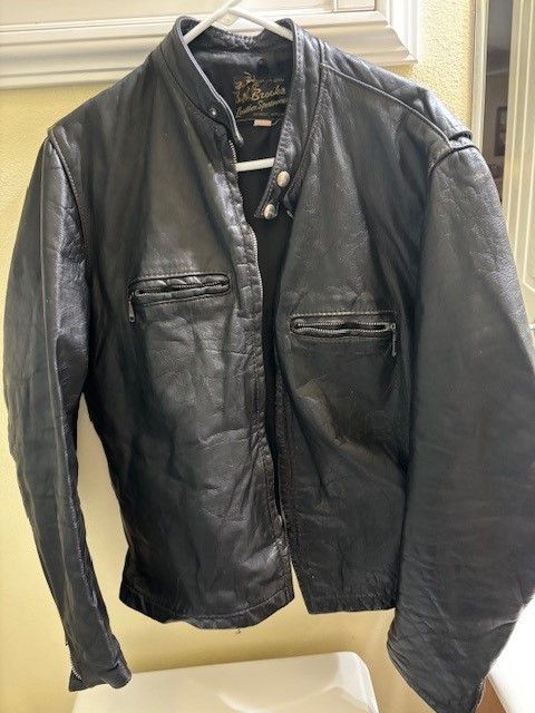 Brooks Brooks leather cafe motorcycle jacket Size US XL / EU 56 / 4 - 1 Thumbnail