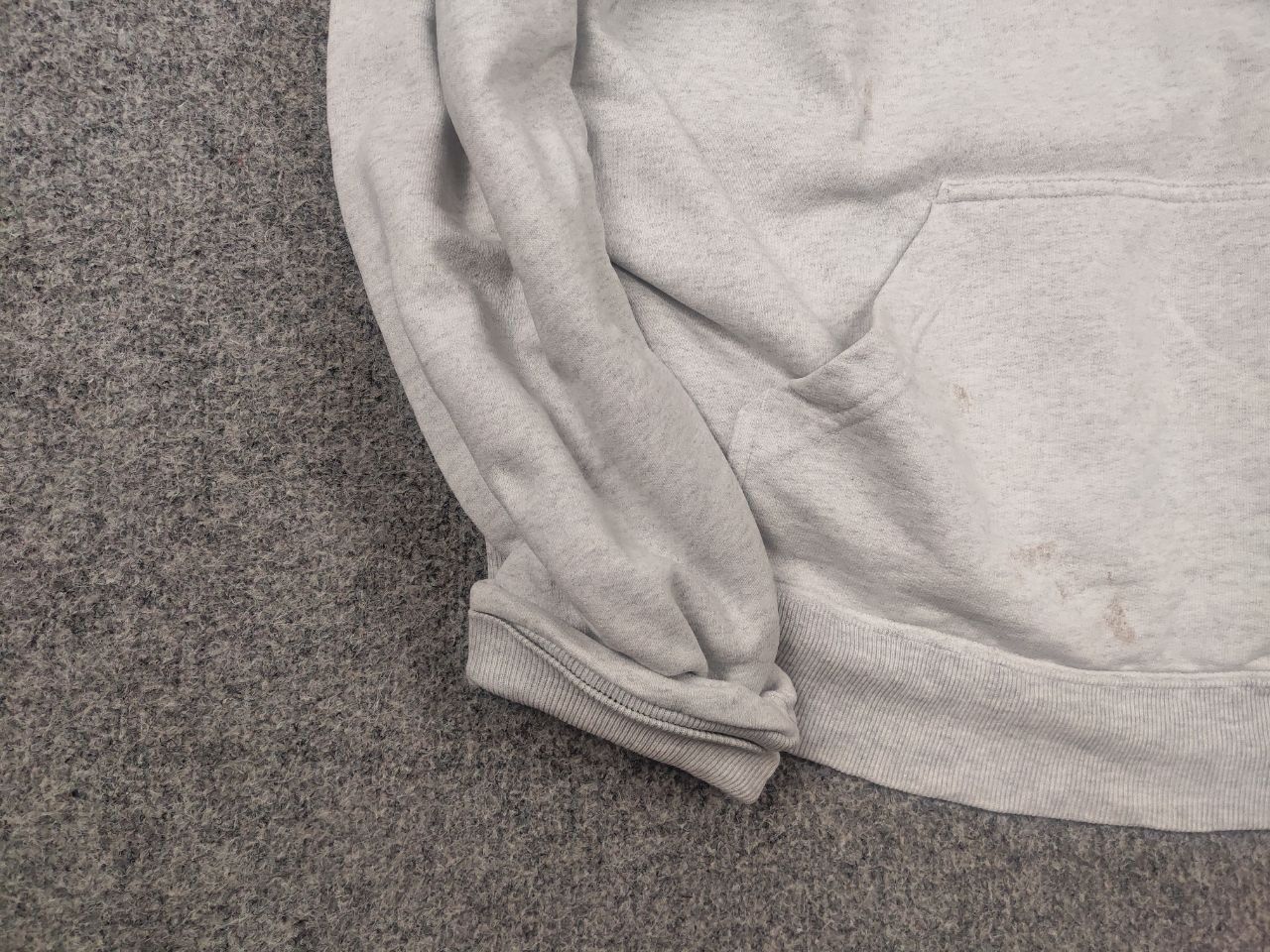 JJJJound JJJJound Design Oatmeal Oversized Gray Pullover Hoodie Logo Size US L / EU 52-54 / 3 - 5 Thumbnail