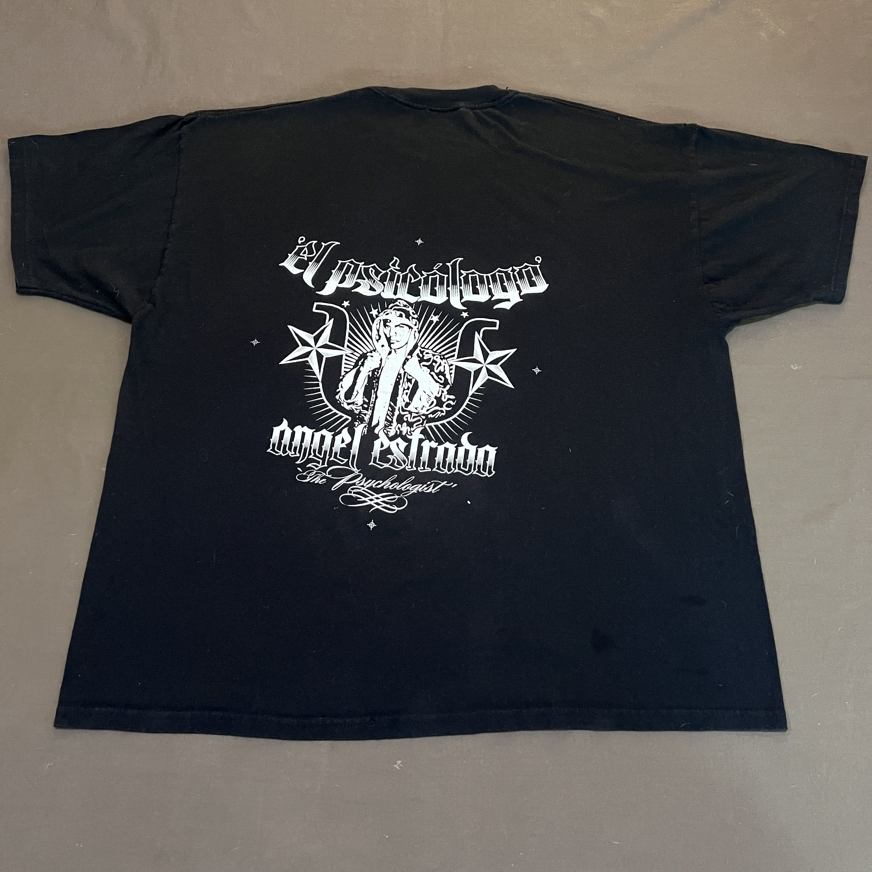 Rap Tees × Vintage Vintage Y2K Angel Estrada Promo Tee 2XL Boxing Size US XXL / EU 58 / 5 - 4 Thumbnail