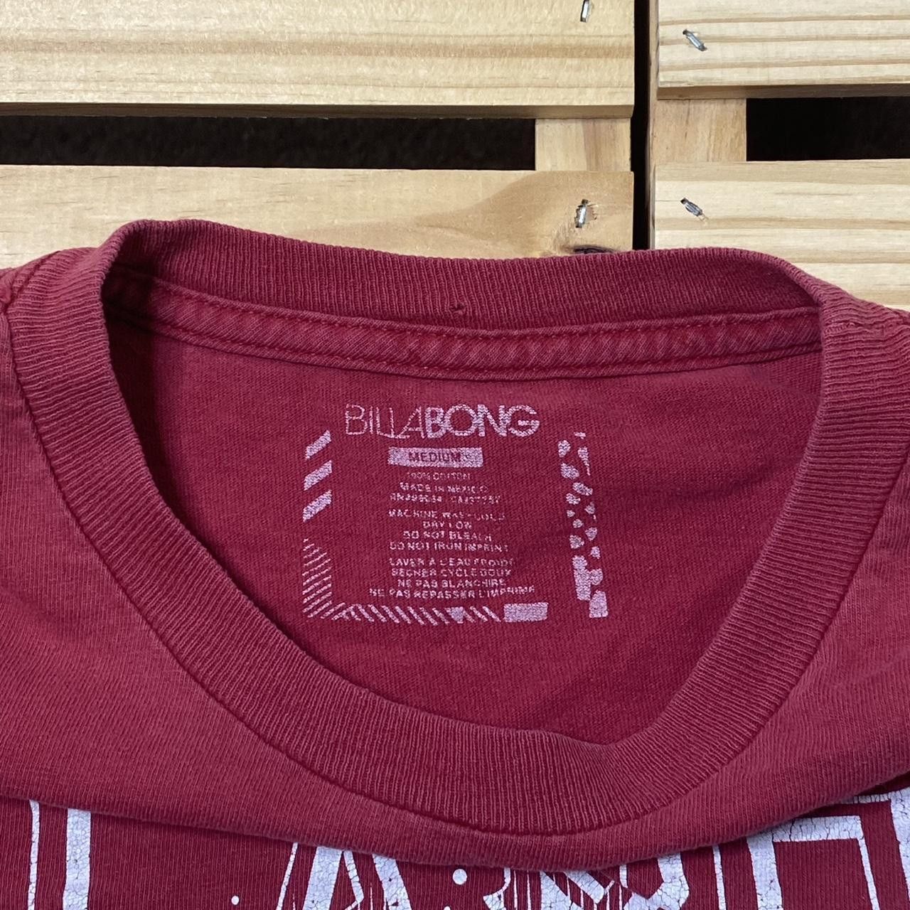 Billabong Billabong Red Y2K Surf Tee Size Medium Size US M / EU 48-50 / 2 - 3 Thumbnail