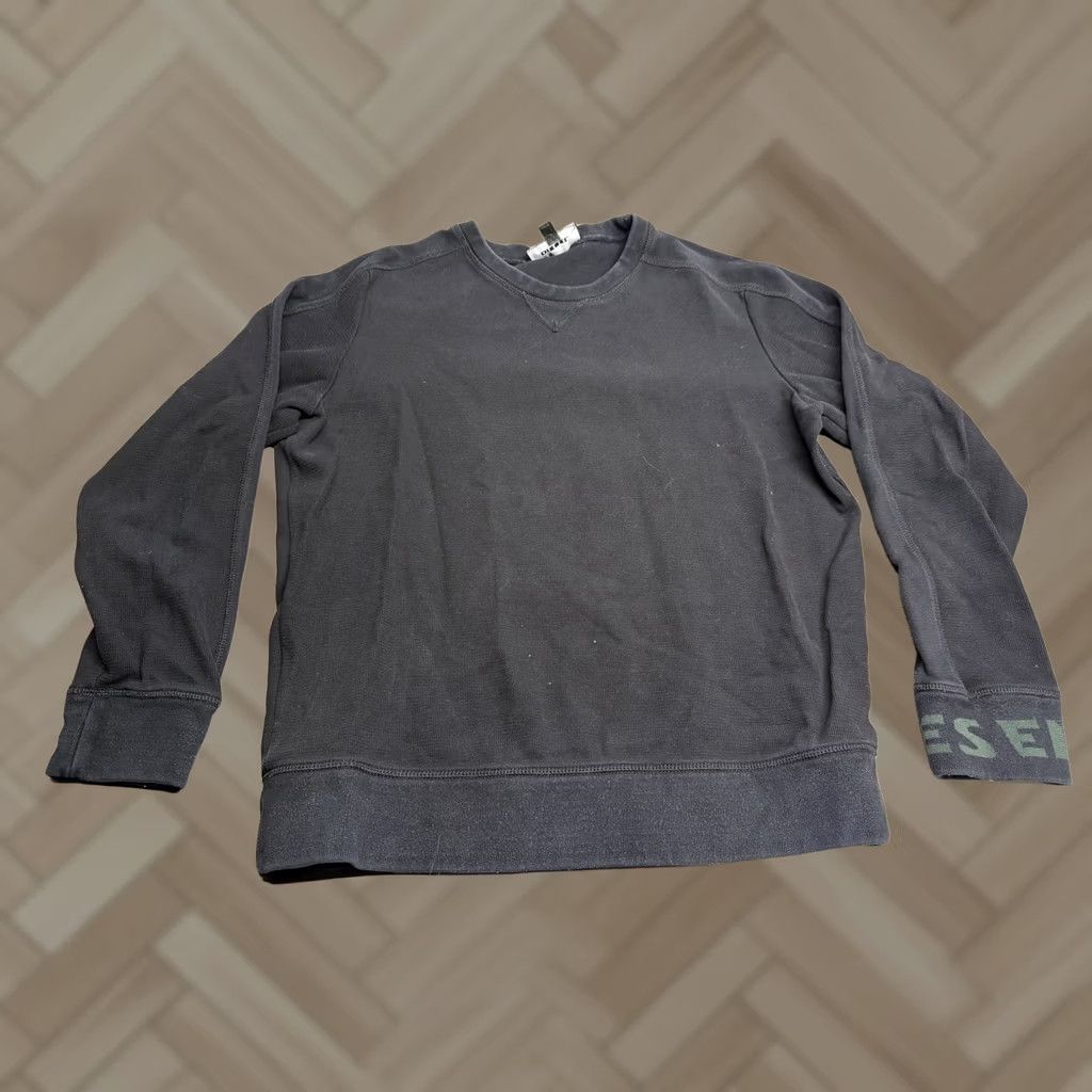 Diesel Diesel Sweatshirt Mens Size Large Black Crewneck Pullover Casual Textured Size US L / EU 52-54 / 3 - 1 Thumbnail