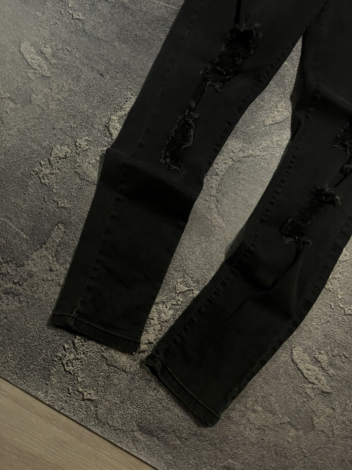 Japanese Brand Distressed Glamour Drip Slim Fit / Archive Y2K Vintage 90s Size US 32 / EU 48 - 3 Thumbnail