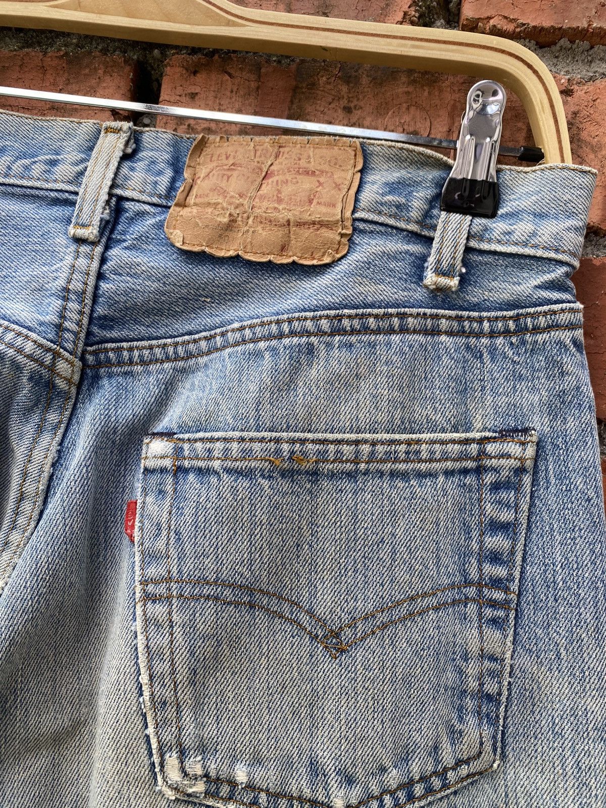 Levi's Vintage Clothing W31x31 Vintage levi's 501 made in USA distressed denime Size US 31 - 3 Thumbnail