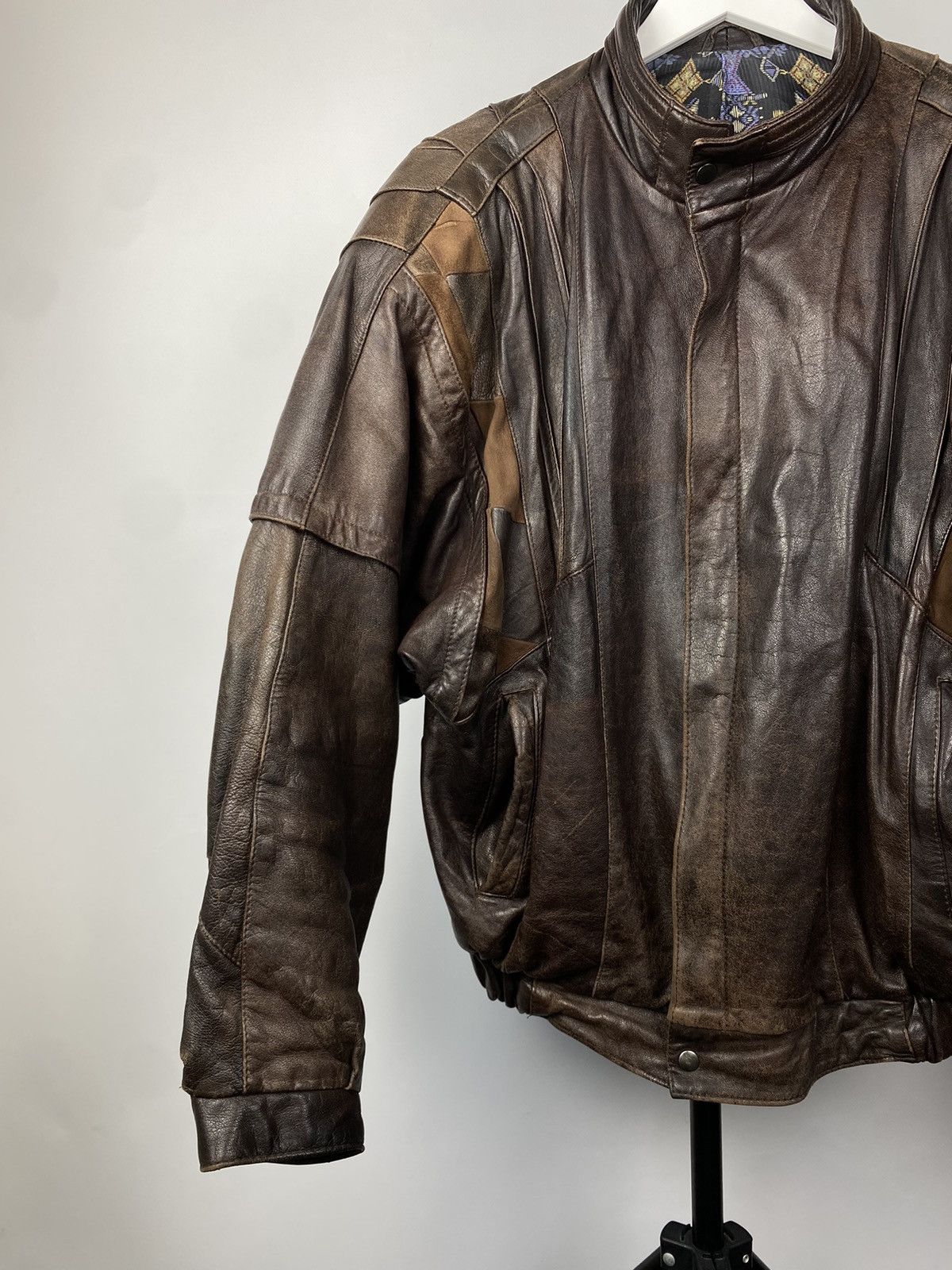 Vintage Vintage 90s Leather Biker Jacket Style Maison Margiela Size US M / EU 48-50 / 2 - 4 Thumbnail
