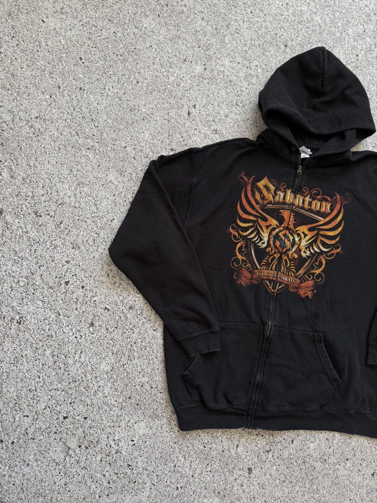 Band Tees × Vintage Vintage 2010 Sabaton Coat Of Arms Rock Band Retro Hoodie Size US XXL / EU 58 / 5 - 4 Thumbnail