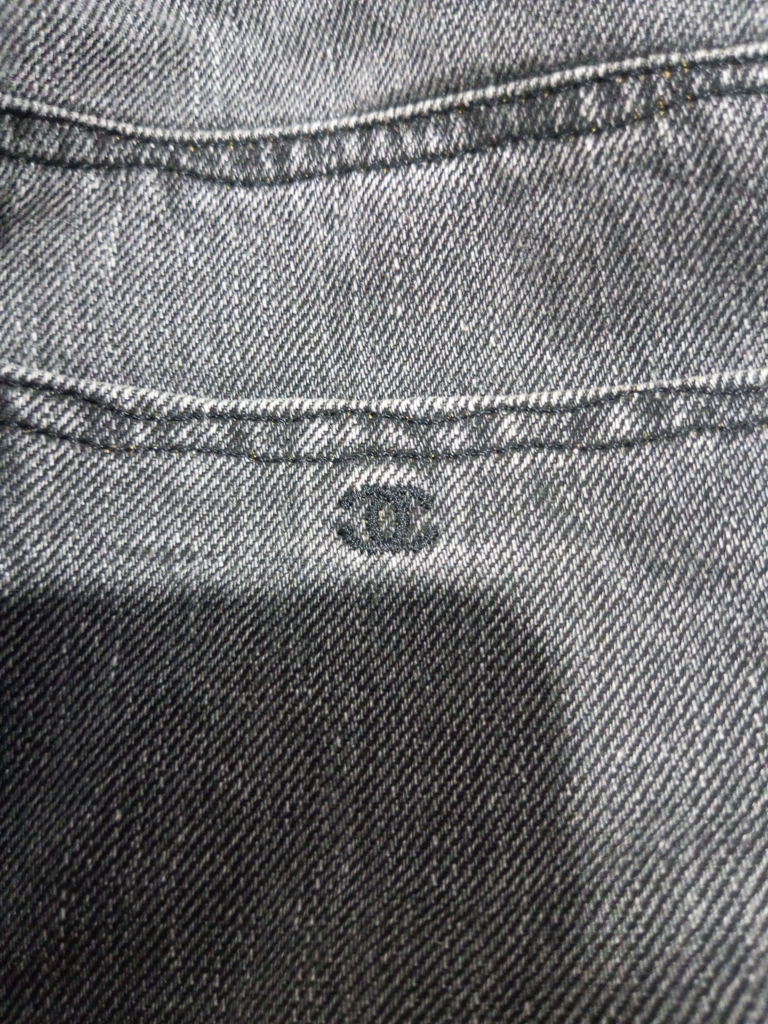 Chanel × Vintage Vintage chanel distressed denim jeans Size 29" - 7 Thumbnail
