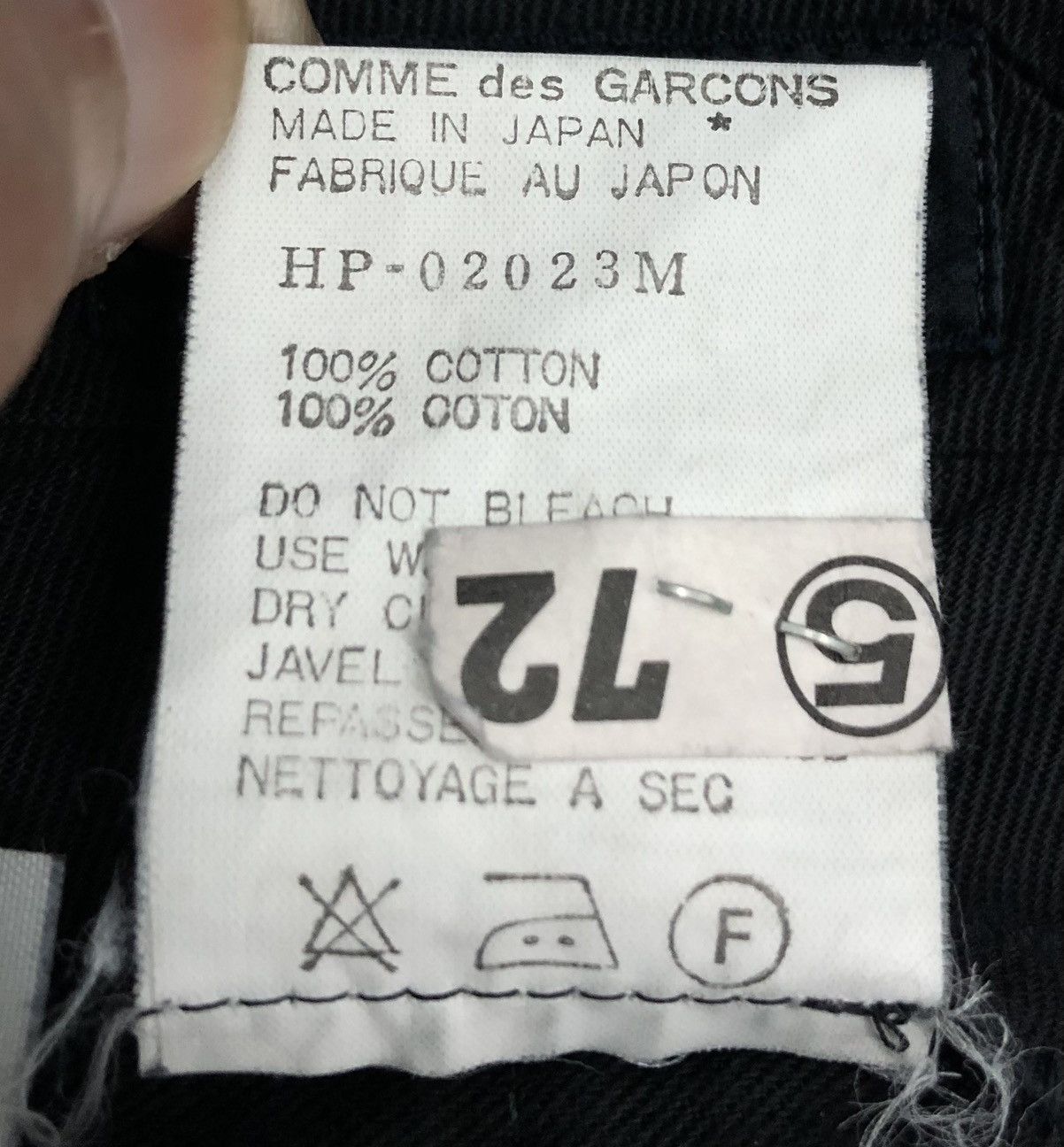 Comme des Garcons Homme Vintage Comme Des Garcons Homme Made In Japan Pants Size US 29 - 16 Thumbnail