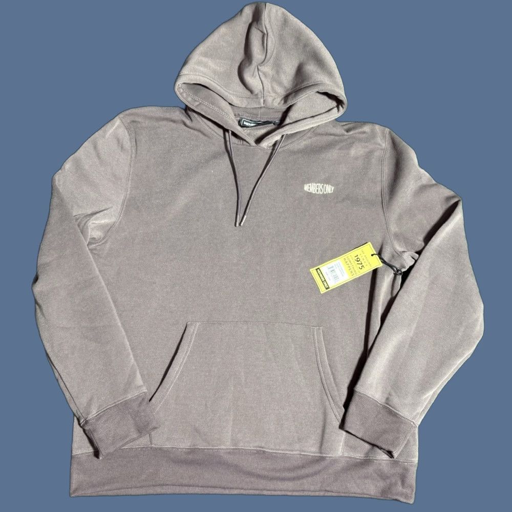 Members Only Members Only Hoodie Pullover Men XL NWT Sewn on Bear Patch Embroidered Together Emperador Color Size US XL / EU 56 / 4 - 1 Thumbnail