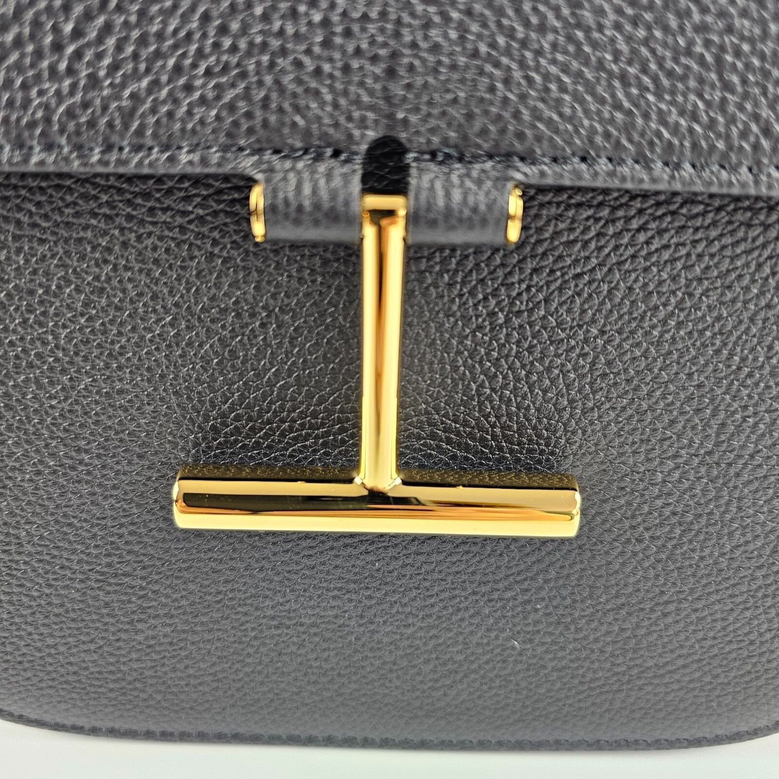 Tom Ford Tom Ford Mini Tara Black Leather Shoulder Bag New Size ONE SIZE - 9 Thumbnail