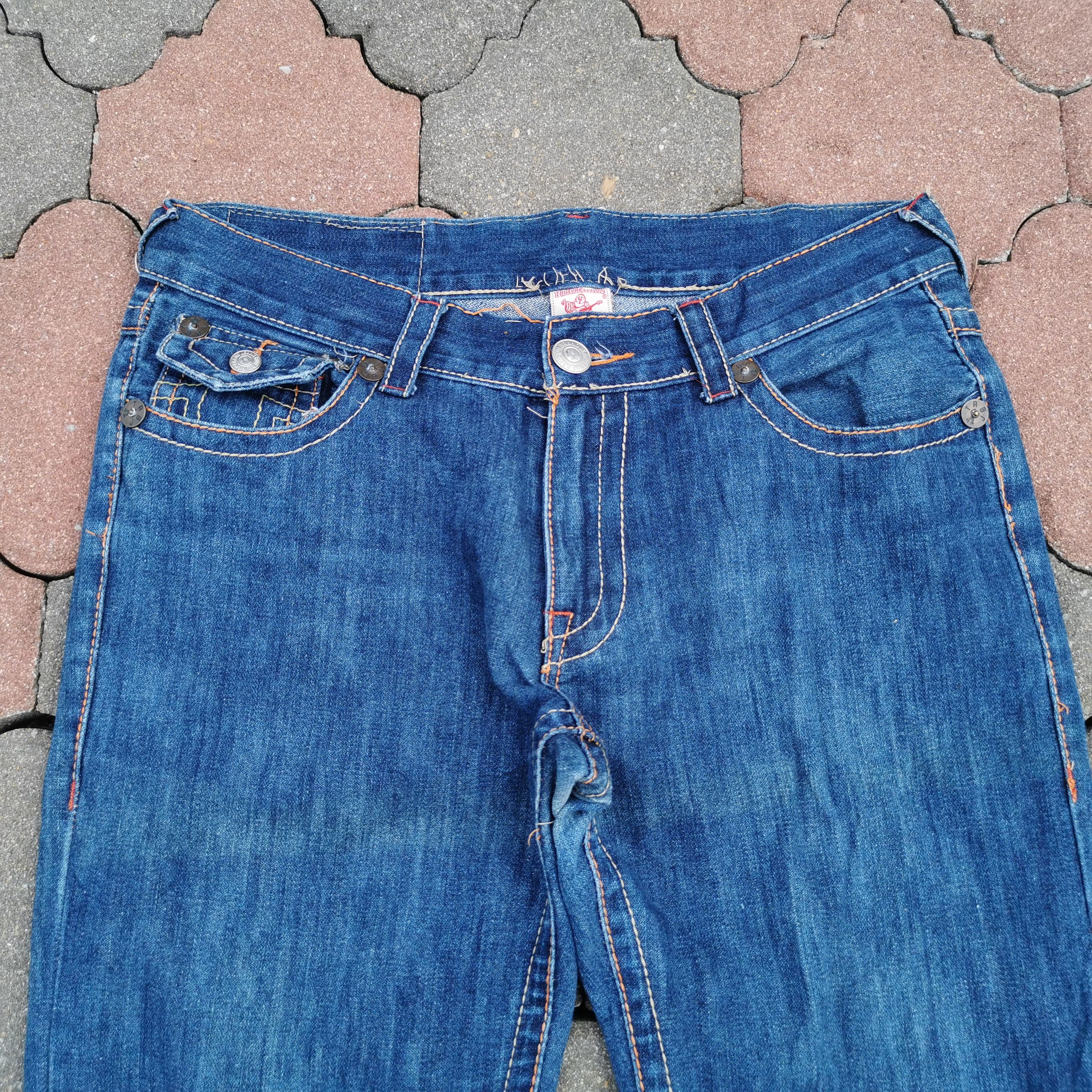 True Religion × Vintage True Religion Brand Jeans World Tour Embroidered Jeans Size US 36 / EU 52 - 10 Thumbnail