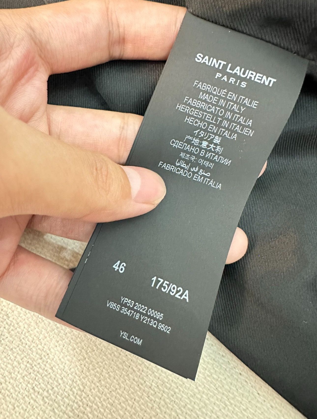 Saint Laurent Paris *MSRP2,8k* Saint Laurent Paris White Teddy Jacket Sz.46 Size US S / EU 44-46 / 1 - 6 Thumbnail