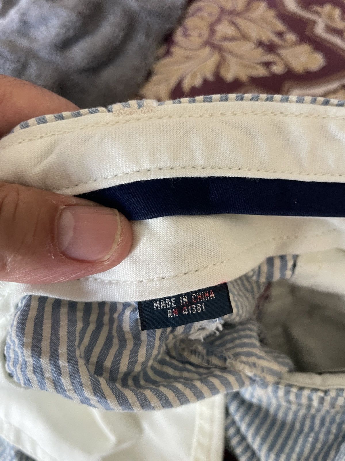 Polo Ralph Lauren Seersucker Flags FF Shorts Size US 34 / EU 50 - 8 Thumbnail