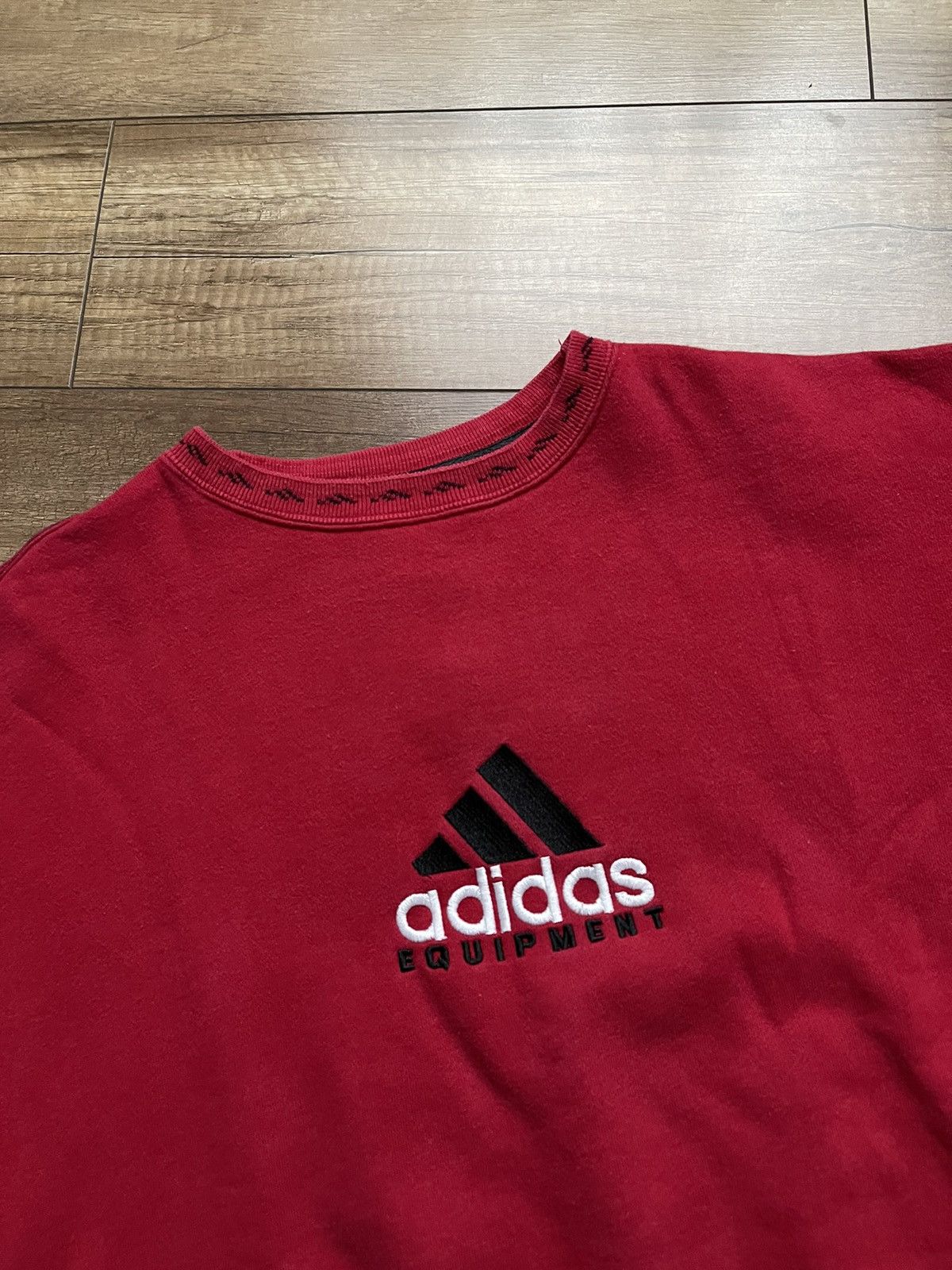 Vintage Adidas Equipment Vintage Sweatshirt Crewneck 90s Big Logo Size US M / EU 48-50 / 2 - 3 Thumbnail