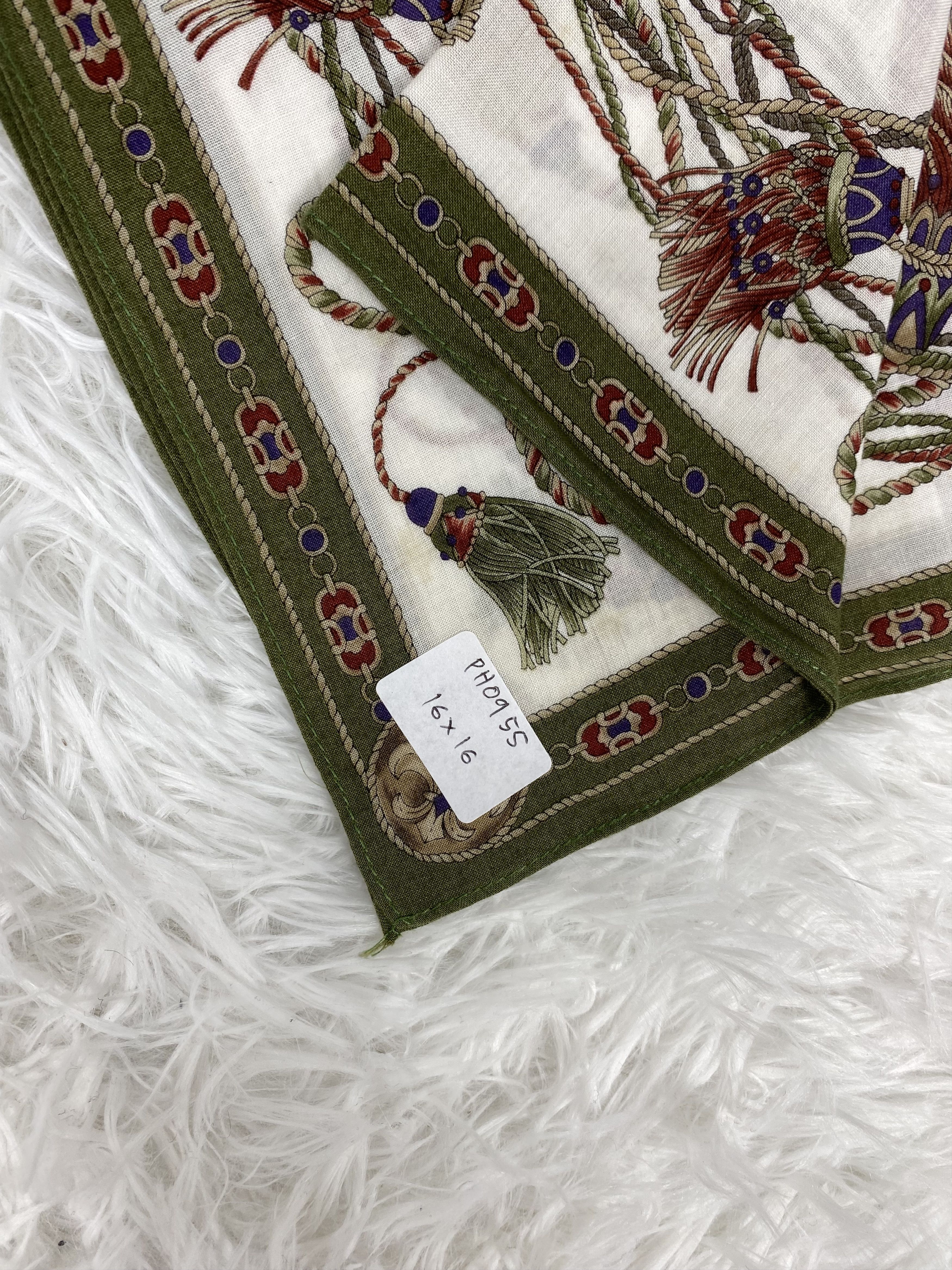Designer × Vintage Vintage Alan Marlin Handkerchief Neckerchief PH0955 Size ONE SIZE - 2 Thumbnail
