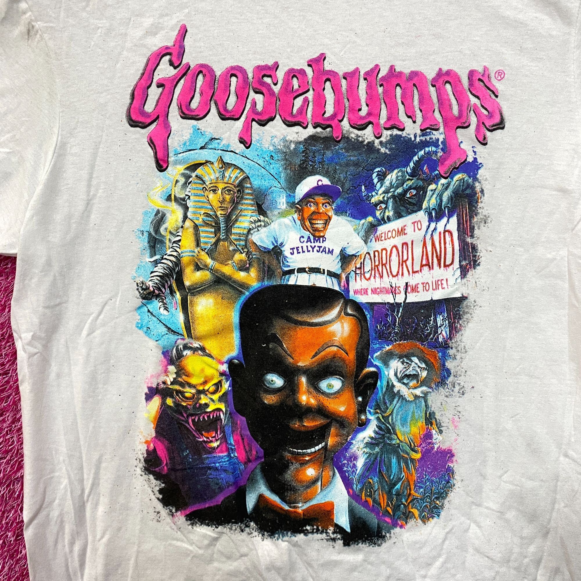 Other Goosebumps RL Stine Horror Series Cover Art Collage Tee L Size US L / EU 52-54 / 3 - 2 Thumbnail