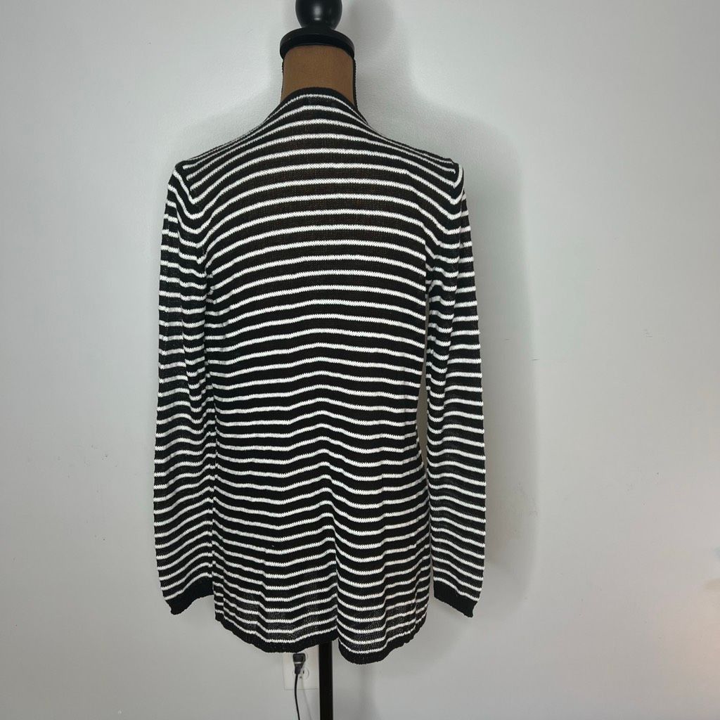 Other AB Studio, Fly Away Waterfall Draped Black White Striped Car Size M / US 6-8 / IT 42-44 - 2 Thumbnail