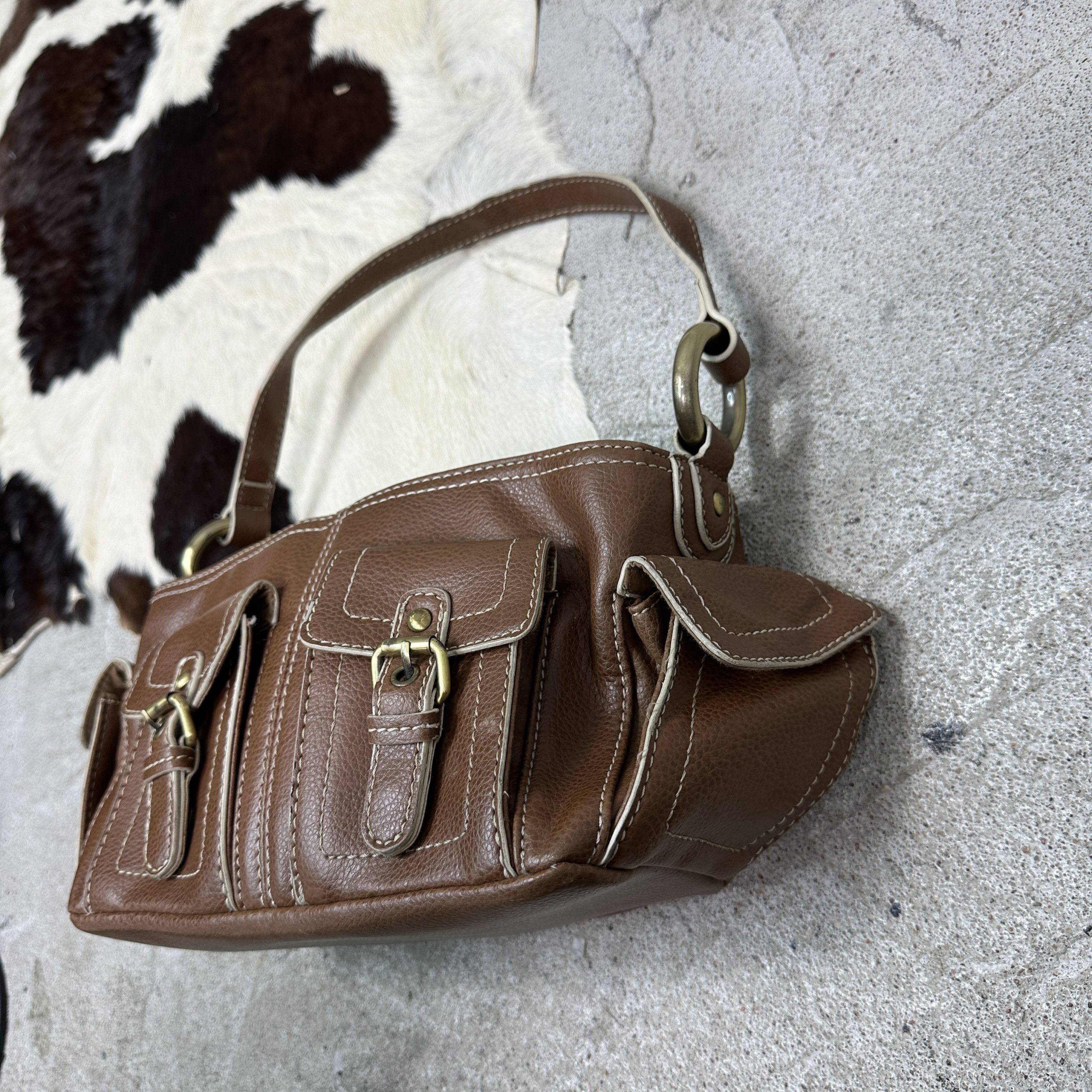 Vintage Vintage Avant Garde Pockets Baguette Bag Y2K Size ONE SIZE - 3 Thumbnail