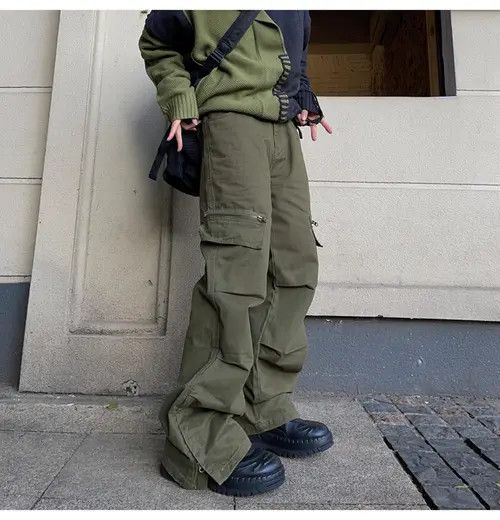 Vintage Makihara x Hiro Multi Pocket Olive Green Cargo Pants Size US 28 / EU 44 - 1 Thumbnail