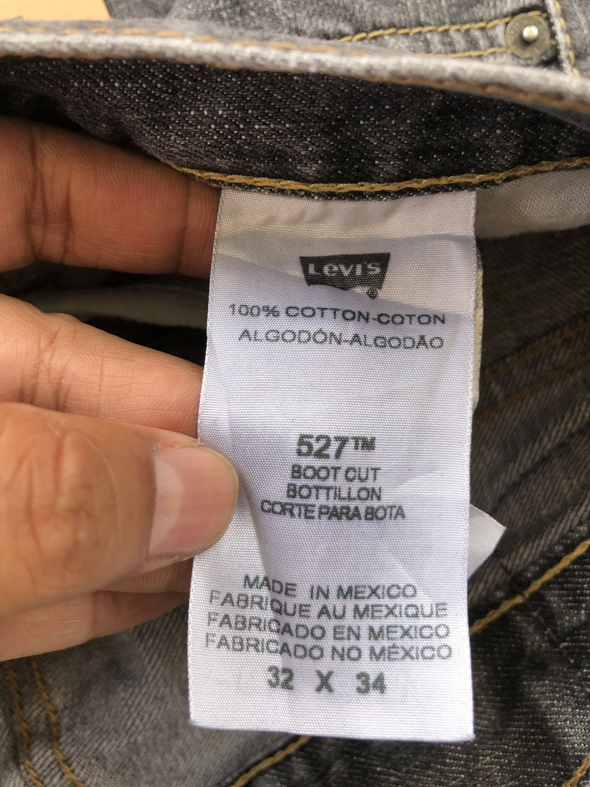 If Six Was Nine Y2k Levi’s 527 Flared Jeans Bootcut Distressed Jeans Size US 33 - 20 Thumbnail