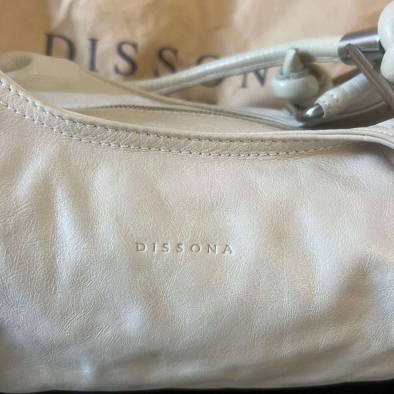 Other Dissona Leather Shoulder/Tote Bag – Cream Brown • Leather Size ONE SIZE - 4 Thumbnail