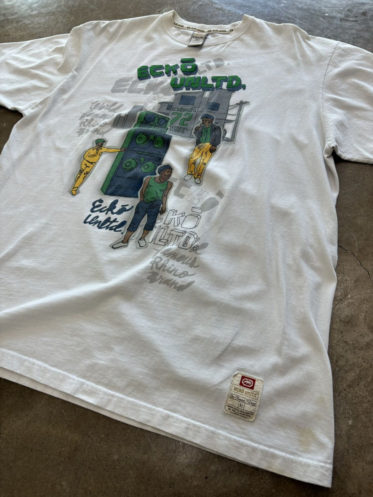 Ecko Unltd. × Vintage Vintage Ecko Unltd Y2K Tee XL Size US XL / EU 56 / 4 - 6 Thumbnail