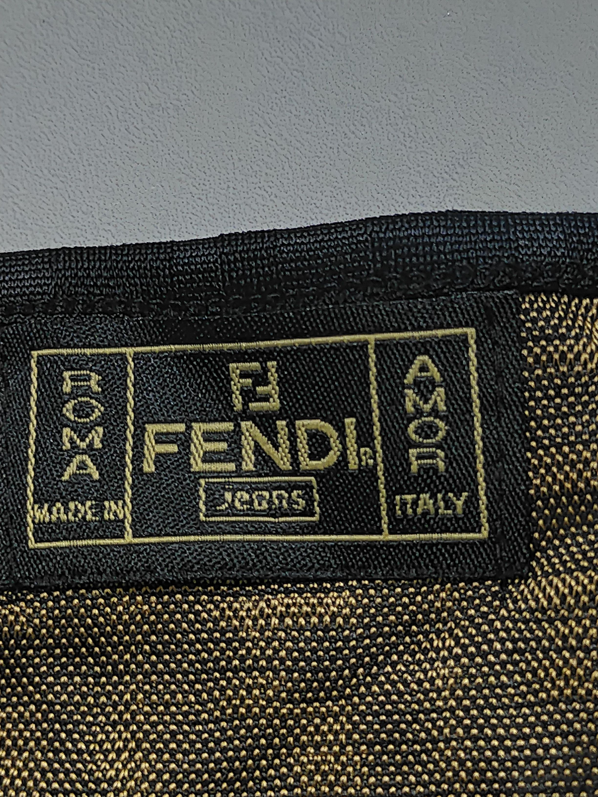Fendi × Vintage 🔥OFFER ME ! VINTAGE FENDI MONOGRAM T-SHIRT Size M / US 6-8 / IT 42-44 - 3 Thumbnail